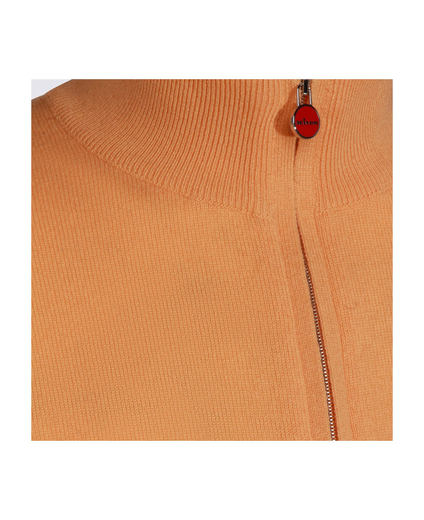 Kiton Light Orange Cashmere Knitwear - Arancio MELONE