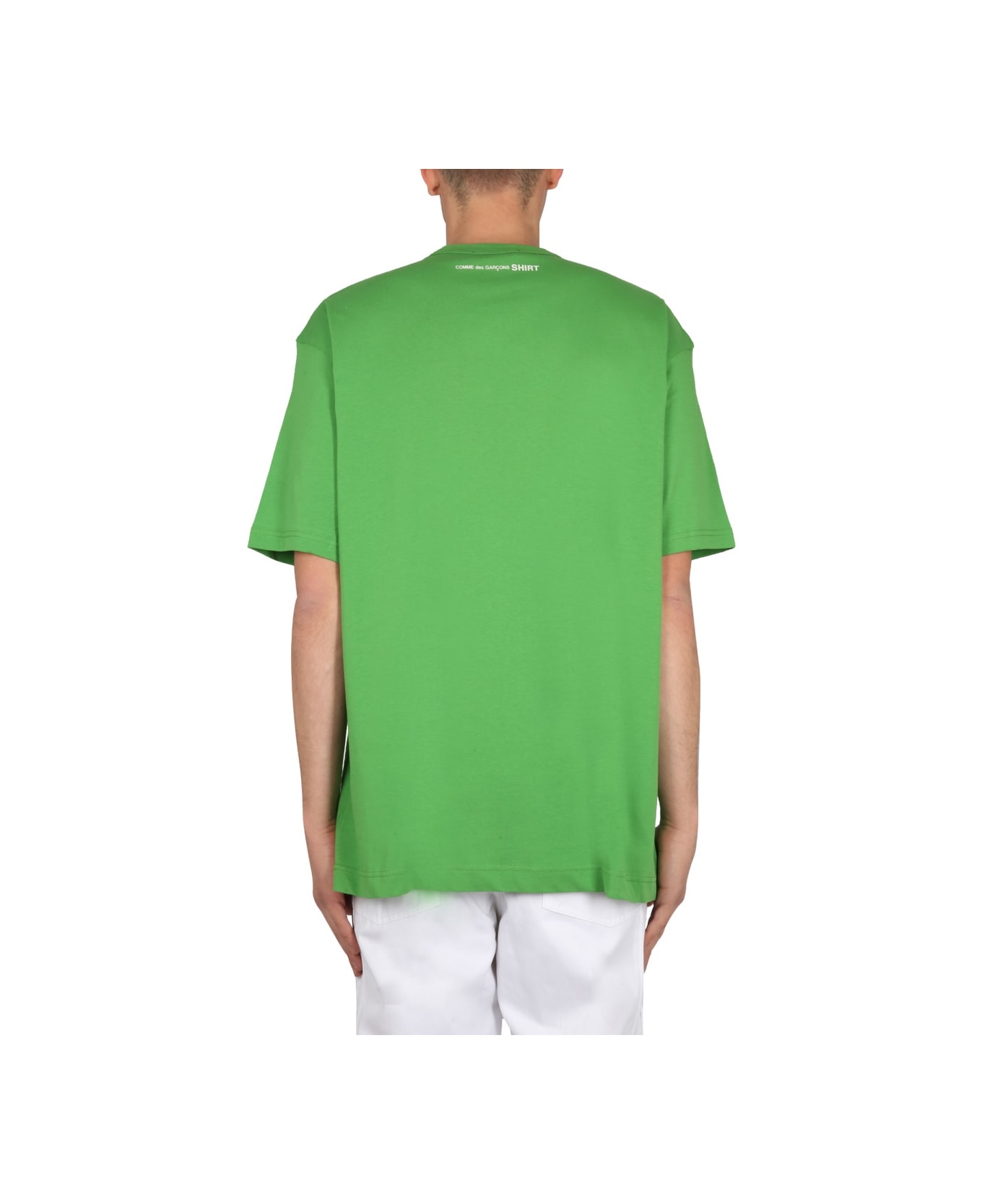 Comme des Garçons Shirt T-shirt With Logo - GREEN