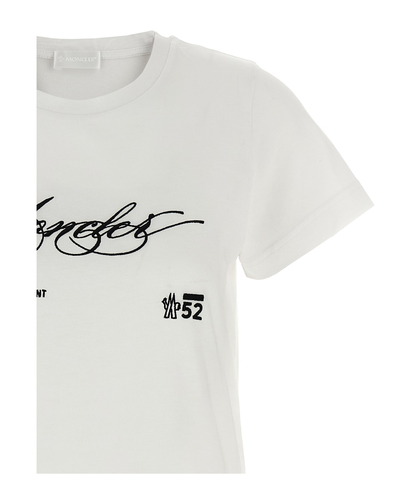 Moncler Embroidery T-shirt - White