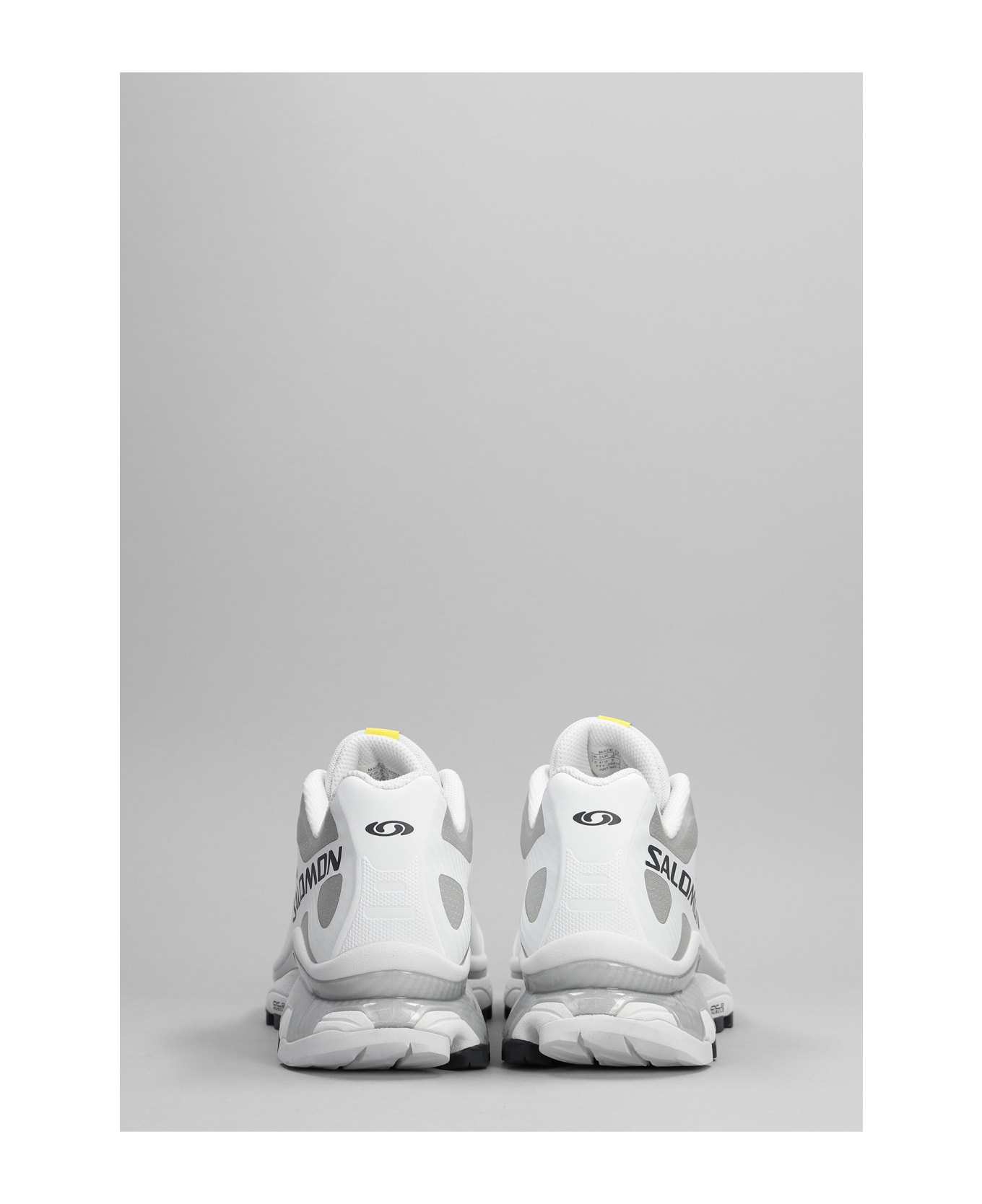 Salomon Xt-4 Og Sneakers In White Synthetic Fibers - White/ebony/lunar rock