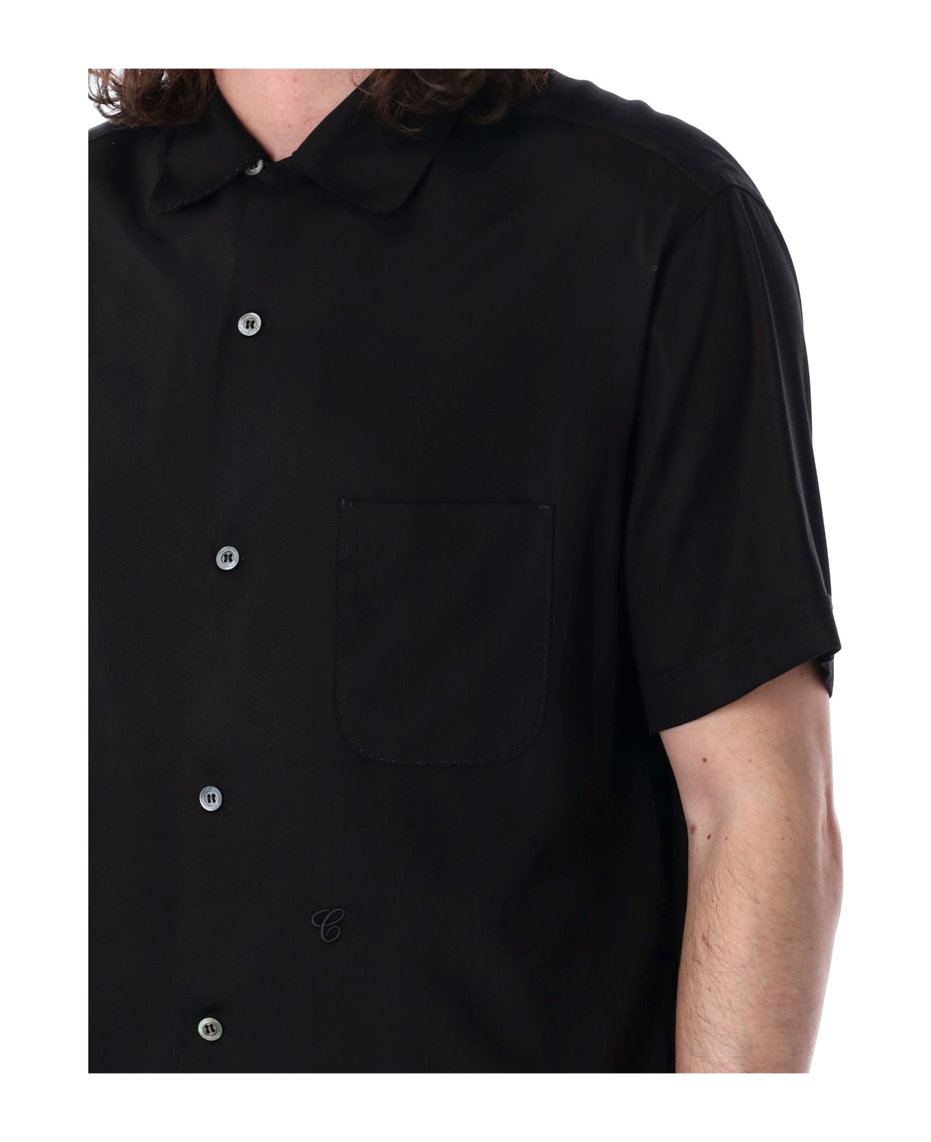 Maison Margiela C Bowling Shirt - BLACK