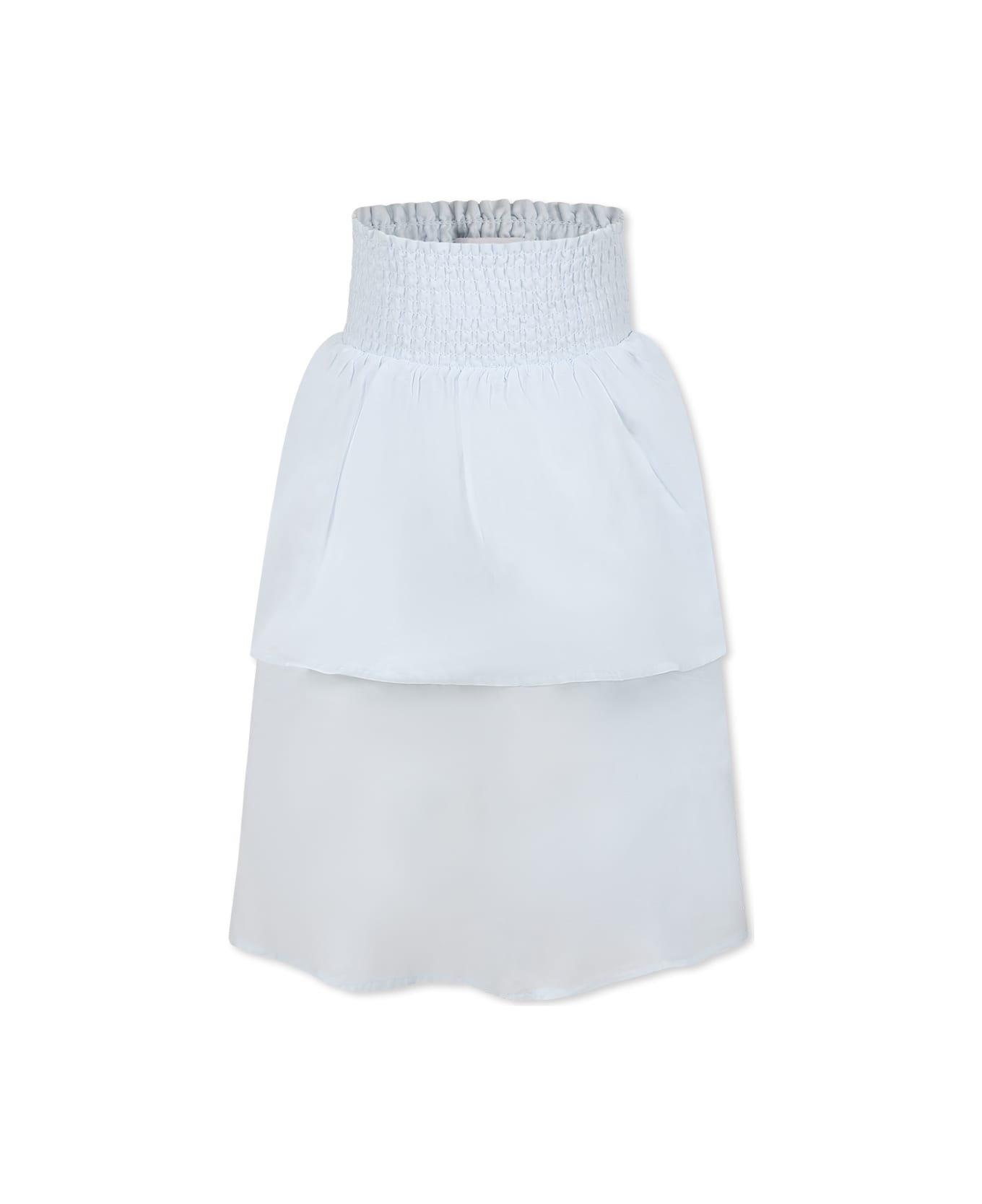 Molo Light Blue Skirt For Girl - Light Blue