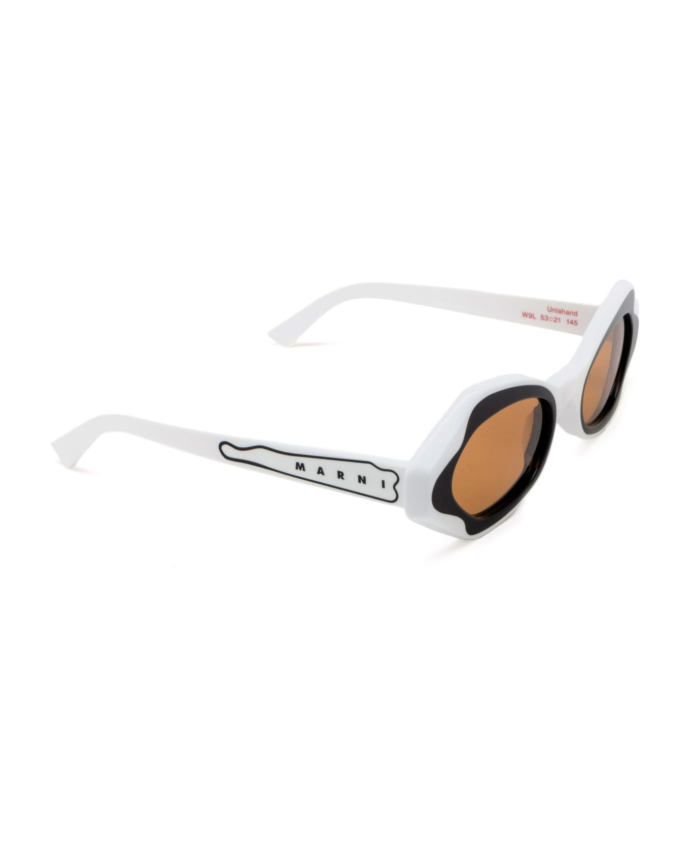 Marni Eyewear Unlahand White Sunglasses - White