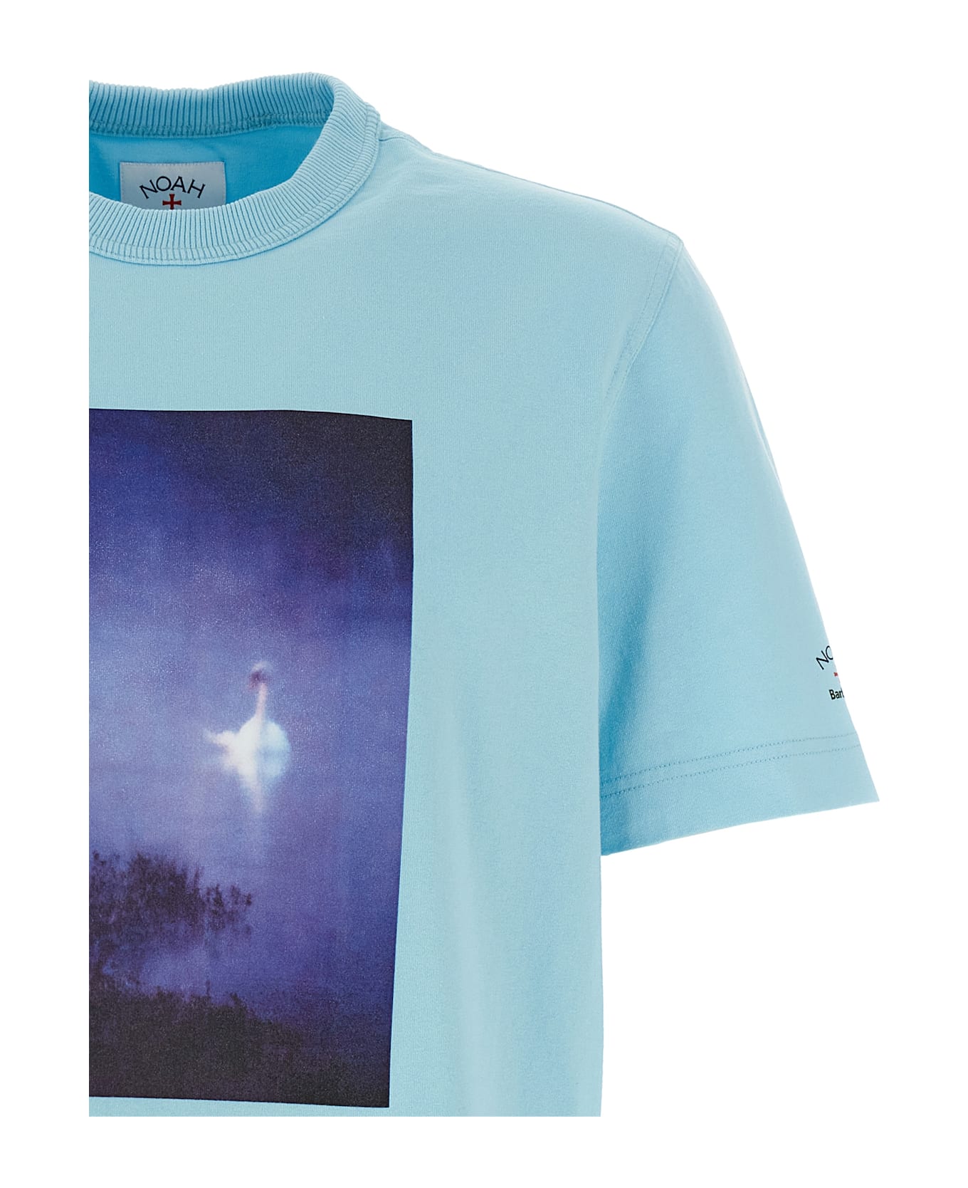 Barbour X Noah 
archive Swan
 T-shirt - Light Blue