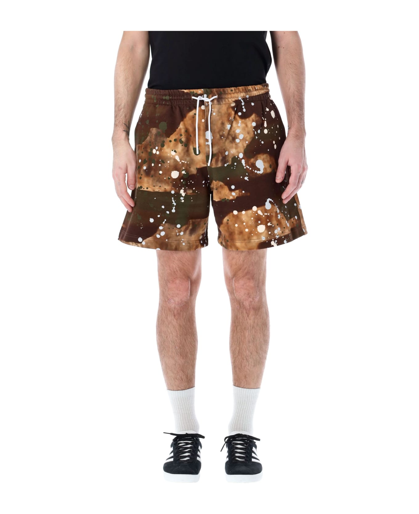 MSGM Dripping Camo Shorts - CAMOUFLAGE