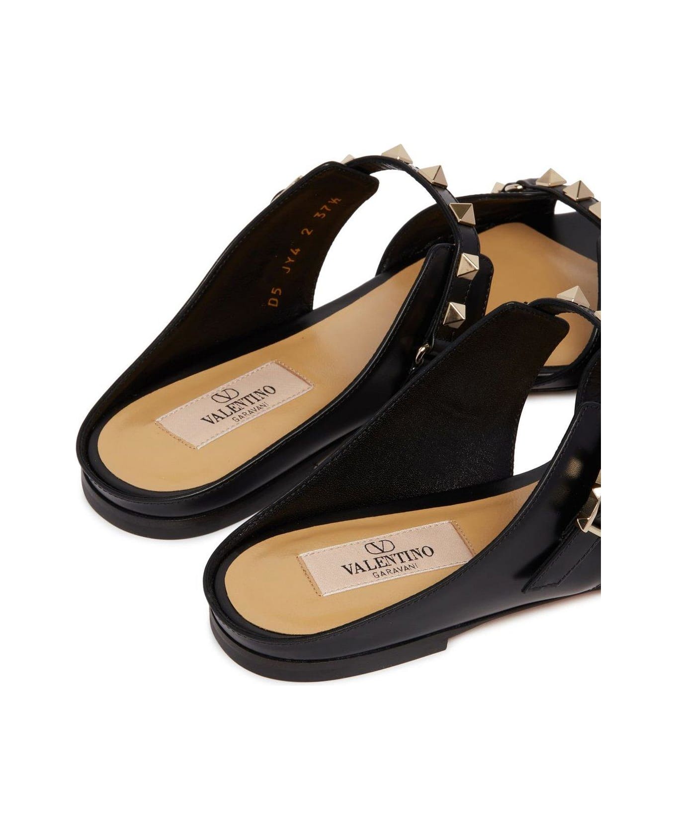 Valentino Garavani Garavani Rockstud Open Toe Sandals - NERO