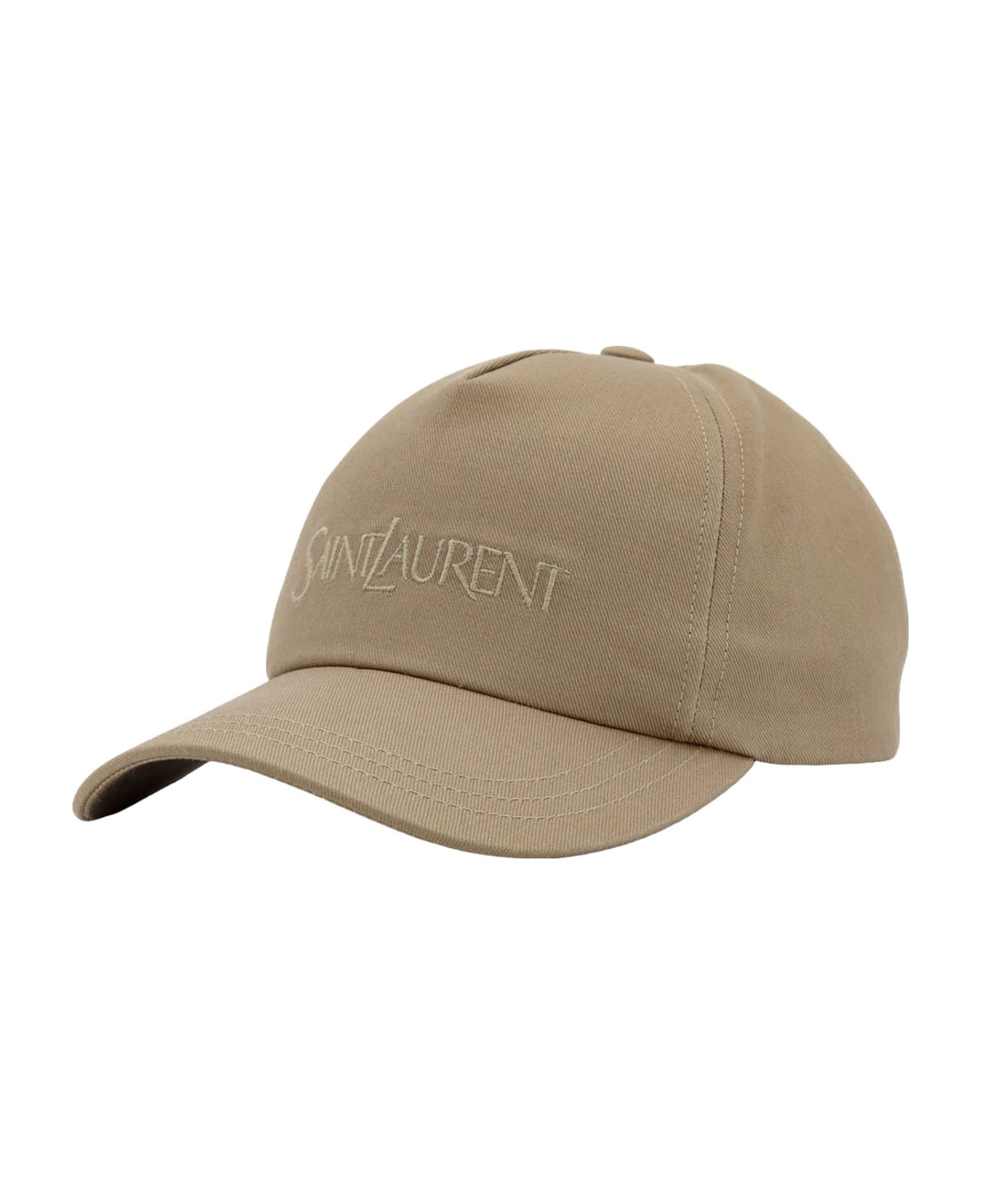 Saint Laurent Baseball Cap - Nude & Neutrals 帽子