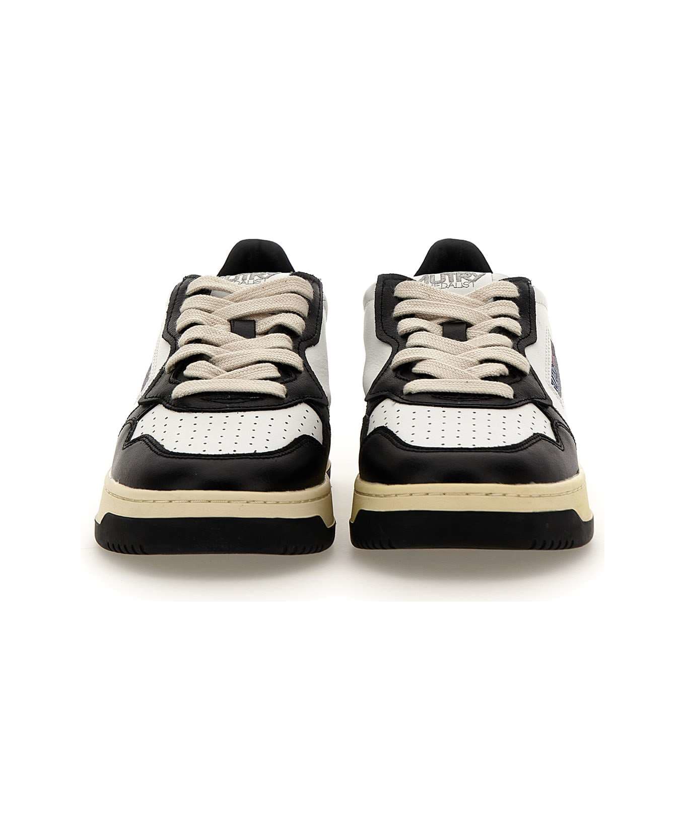 Autry "wb01" Sneakers - WHITE-BLACK