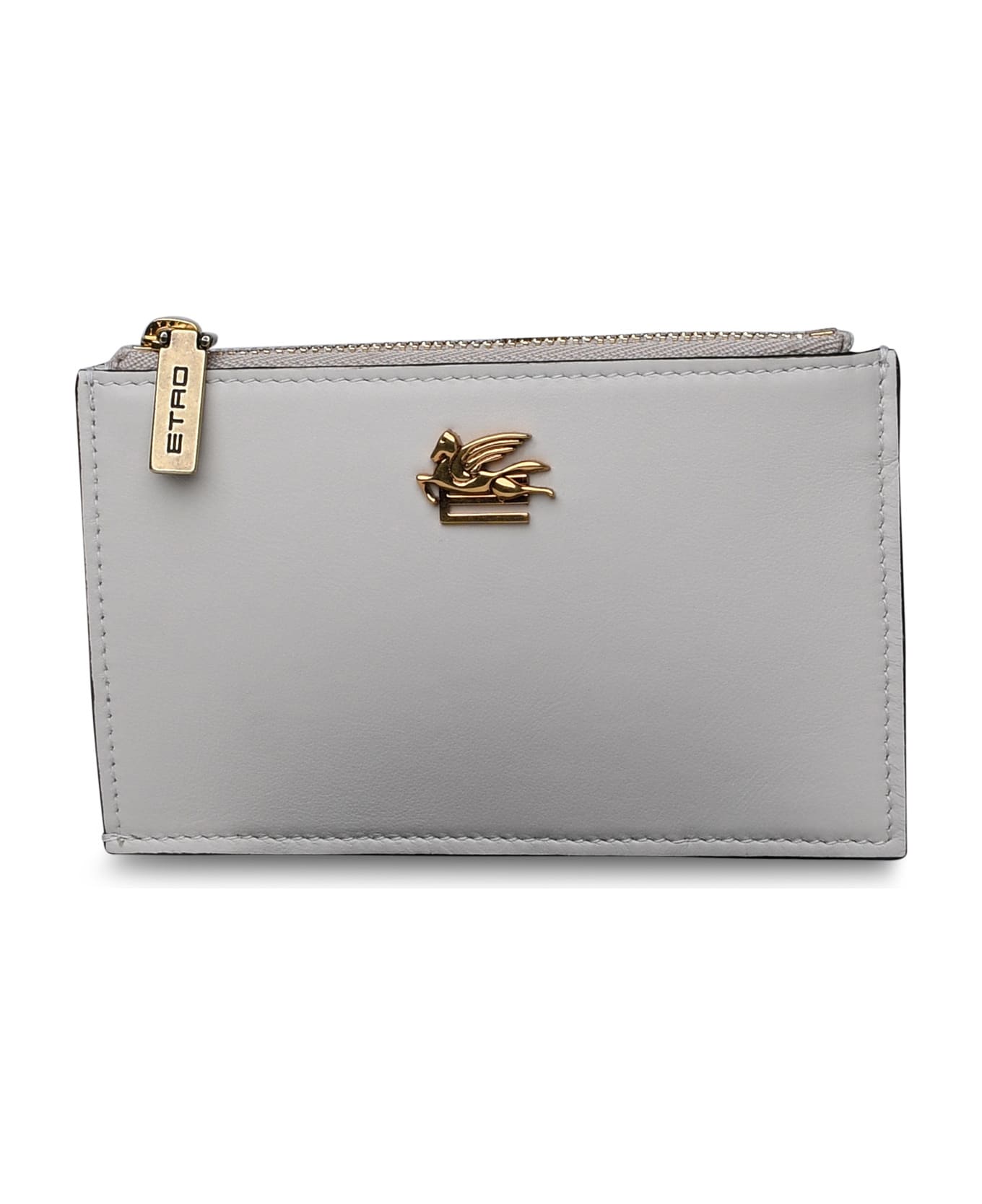 Etro White Leather Wallet - White