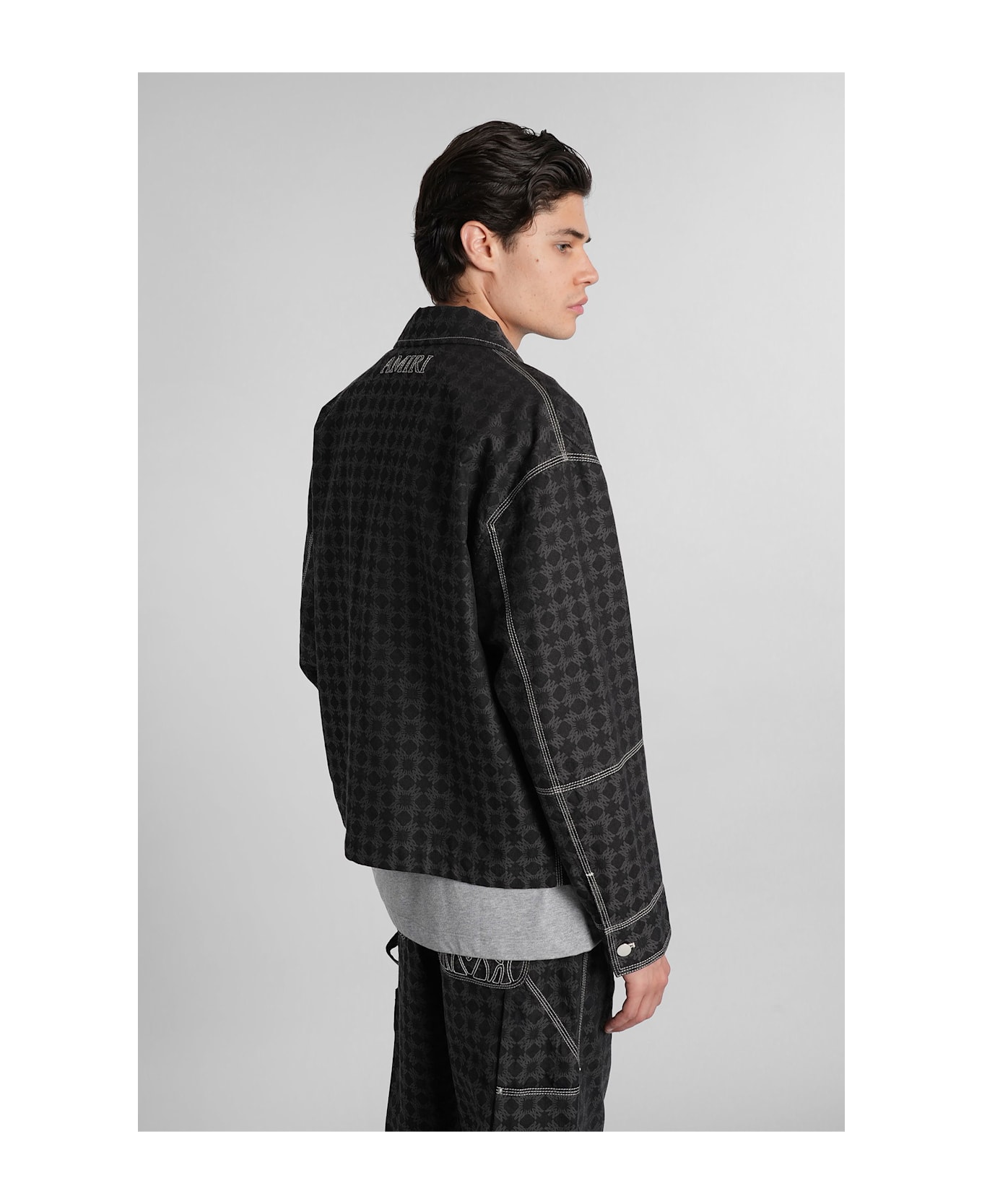 AMIRI Casual Jacket In Black Cotton - black