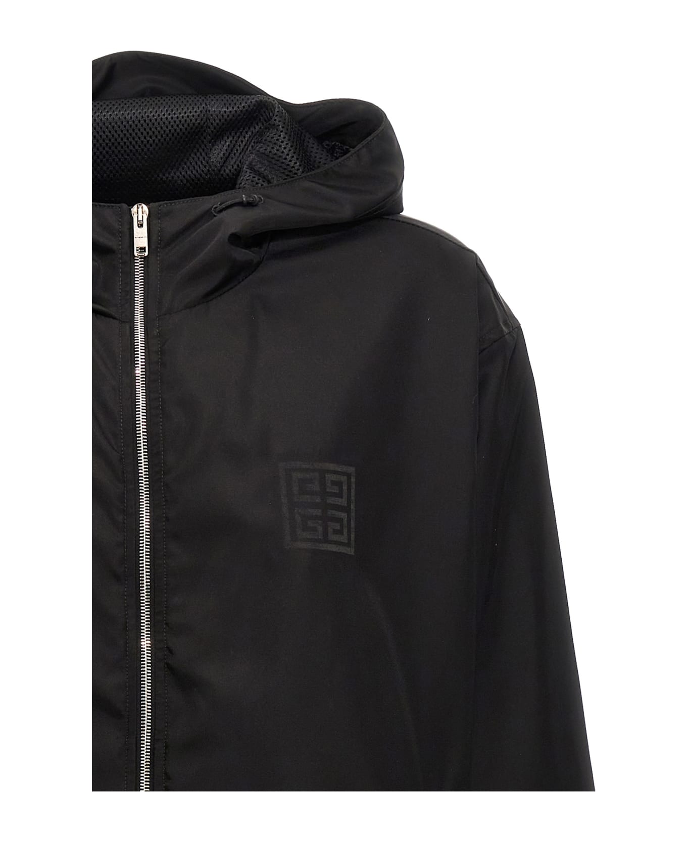 Givenchy Logo Anorak - Black