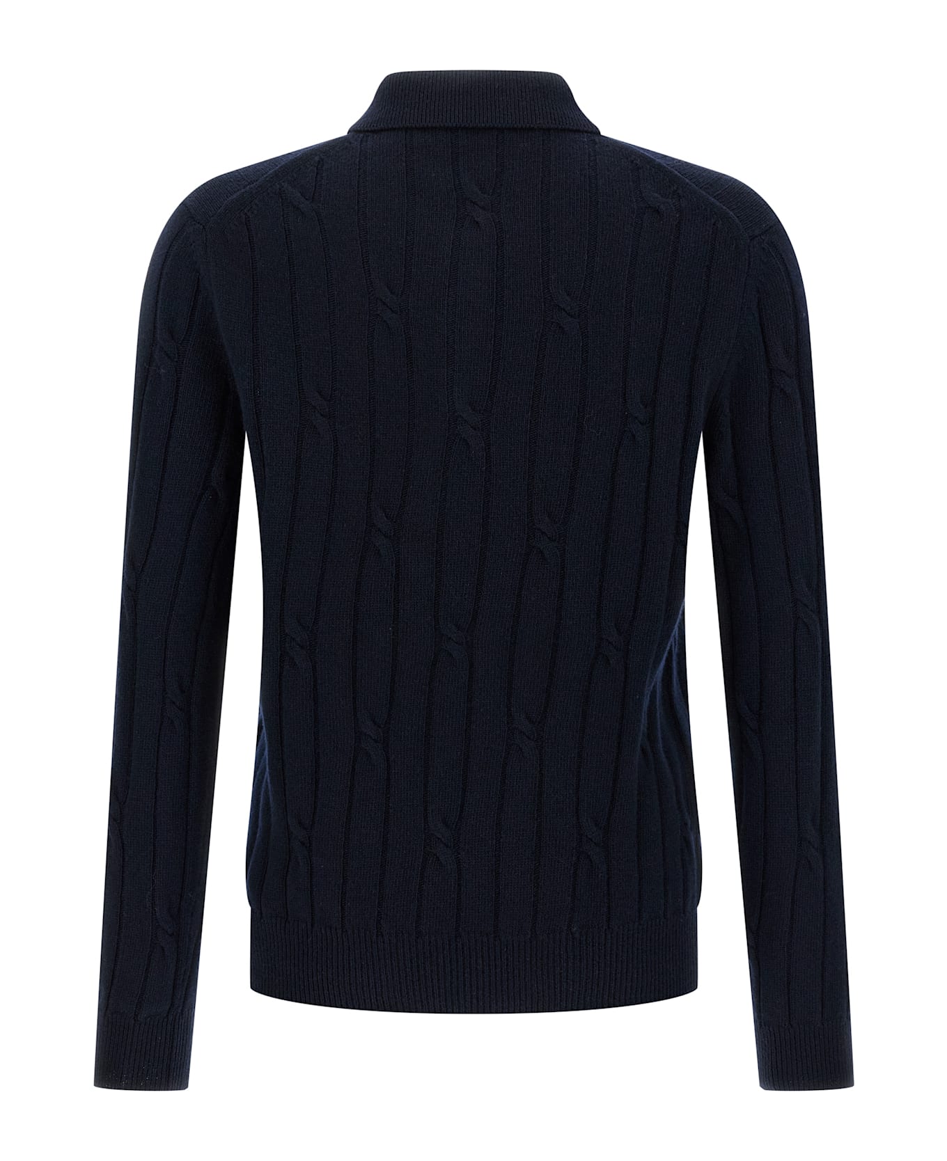 Zanone Cashmere Polo Shirt - Blue
