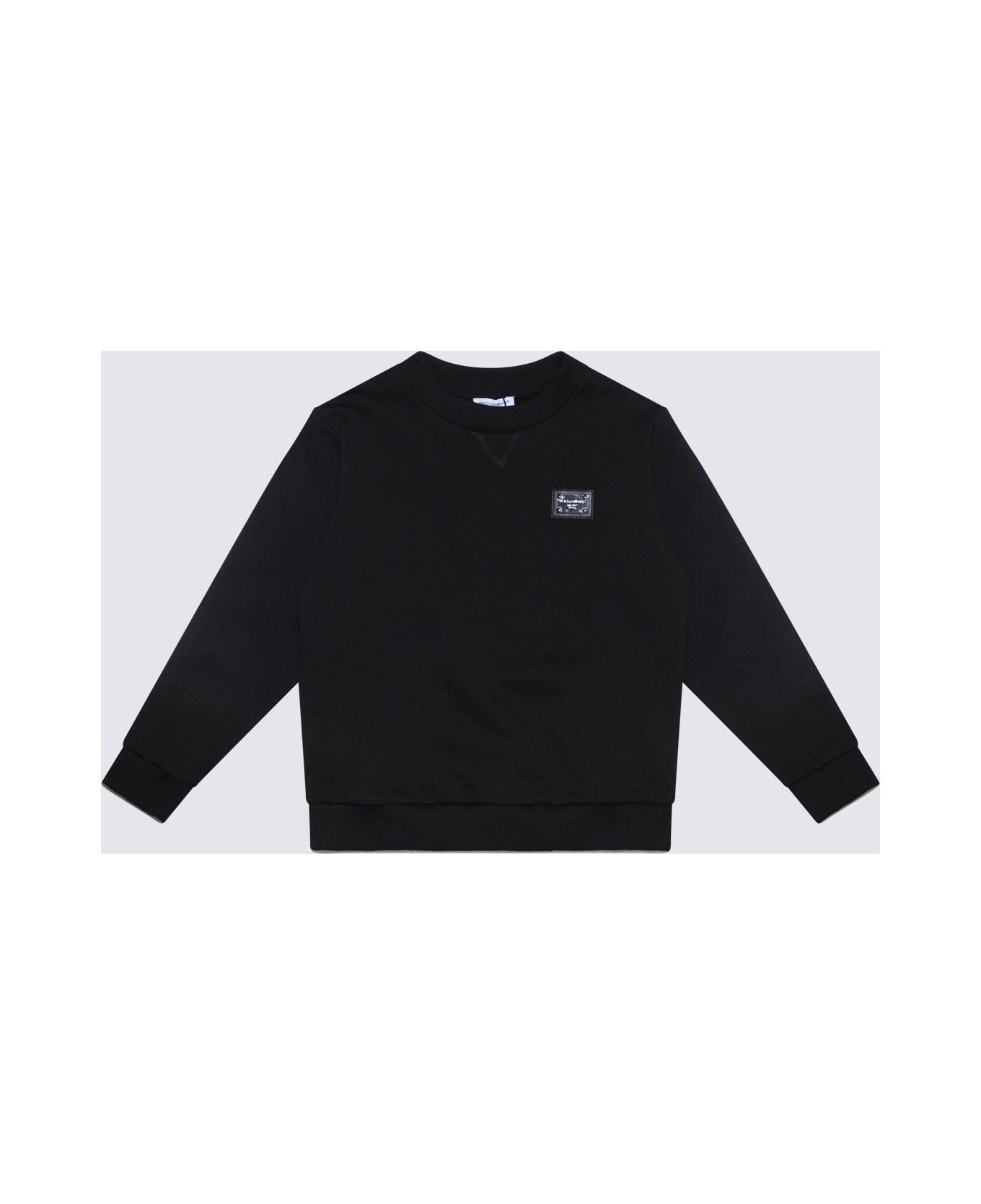 Dolce & Gabbana Black Cotton Sweatshirt - Black