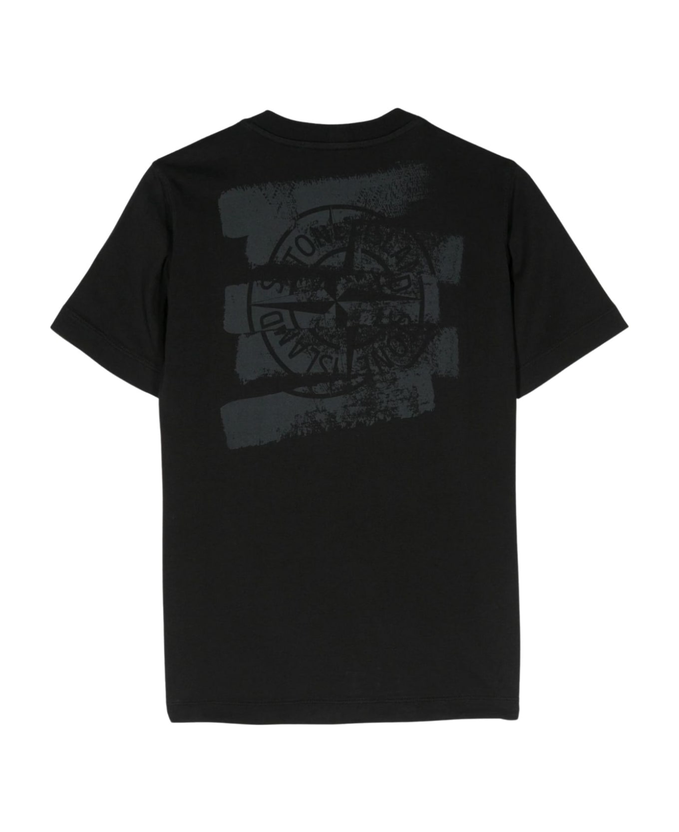 Stone Island Junior T Shirt - Black