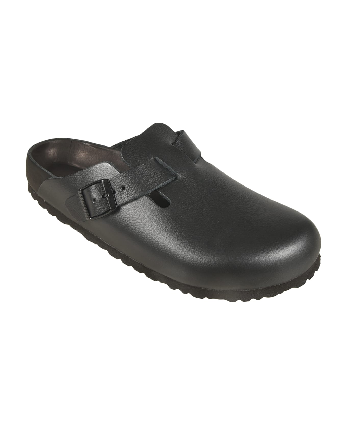 Birkenstock Boston Sandals - Black フラットシューズ