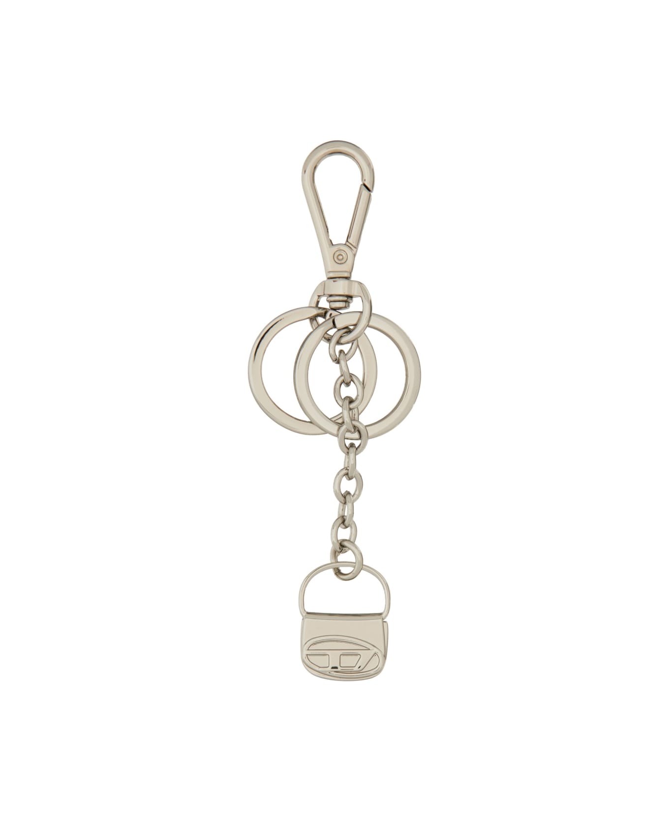 Diesel Keychain "1dr-keyring Charm" - SILVER