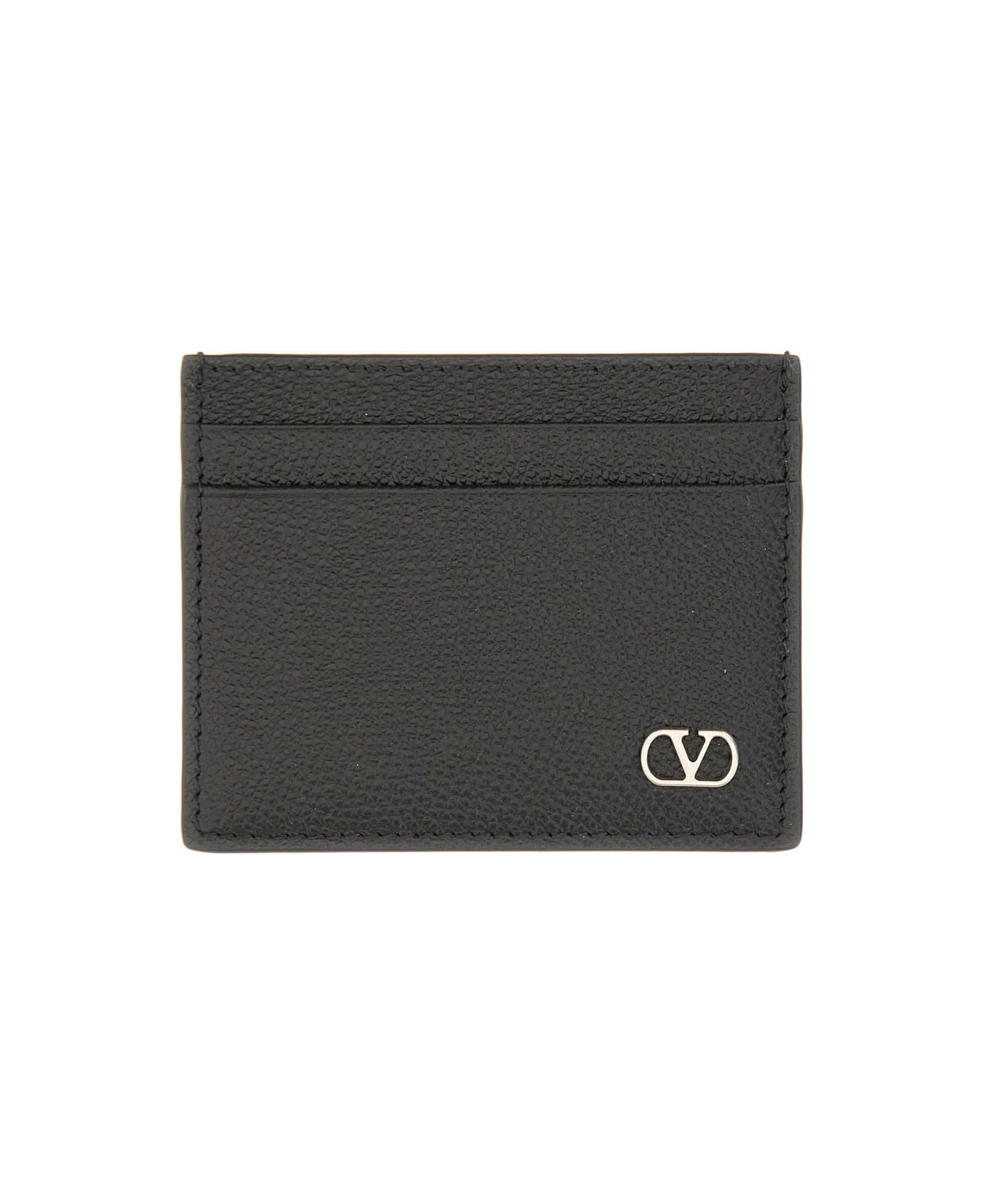 Valentino Garavani Vlogo Card Holder - BLACK