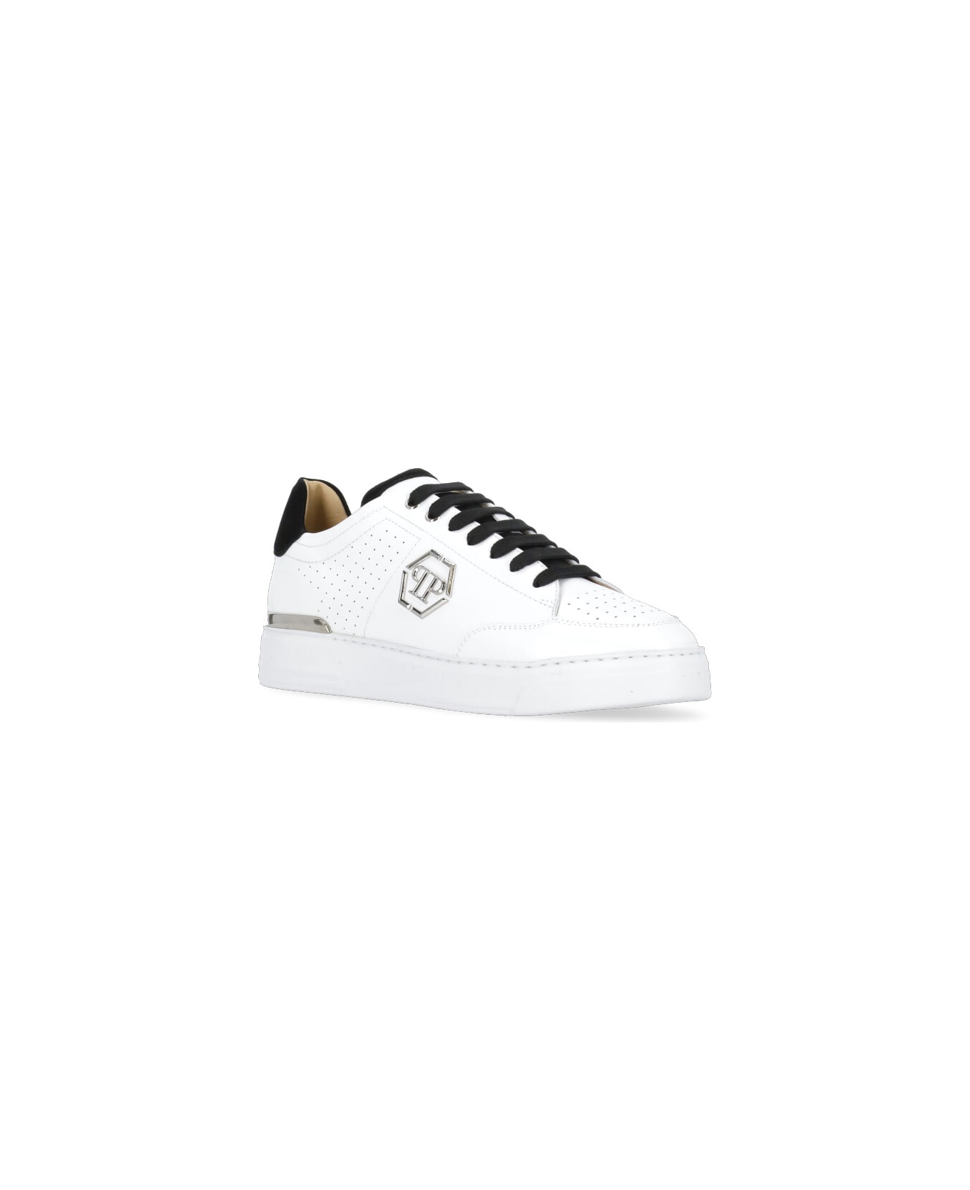 Philipp Plein Lo Top Sneakers - White スニーカー