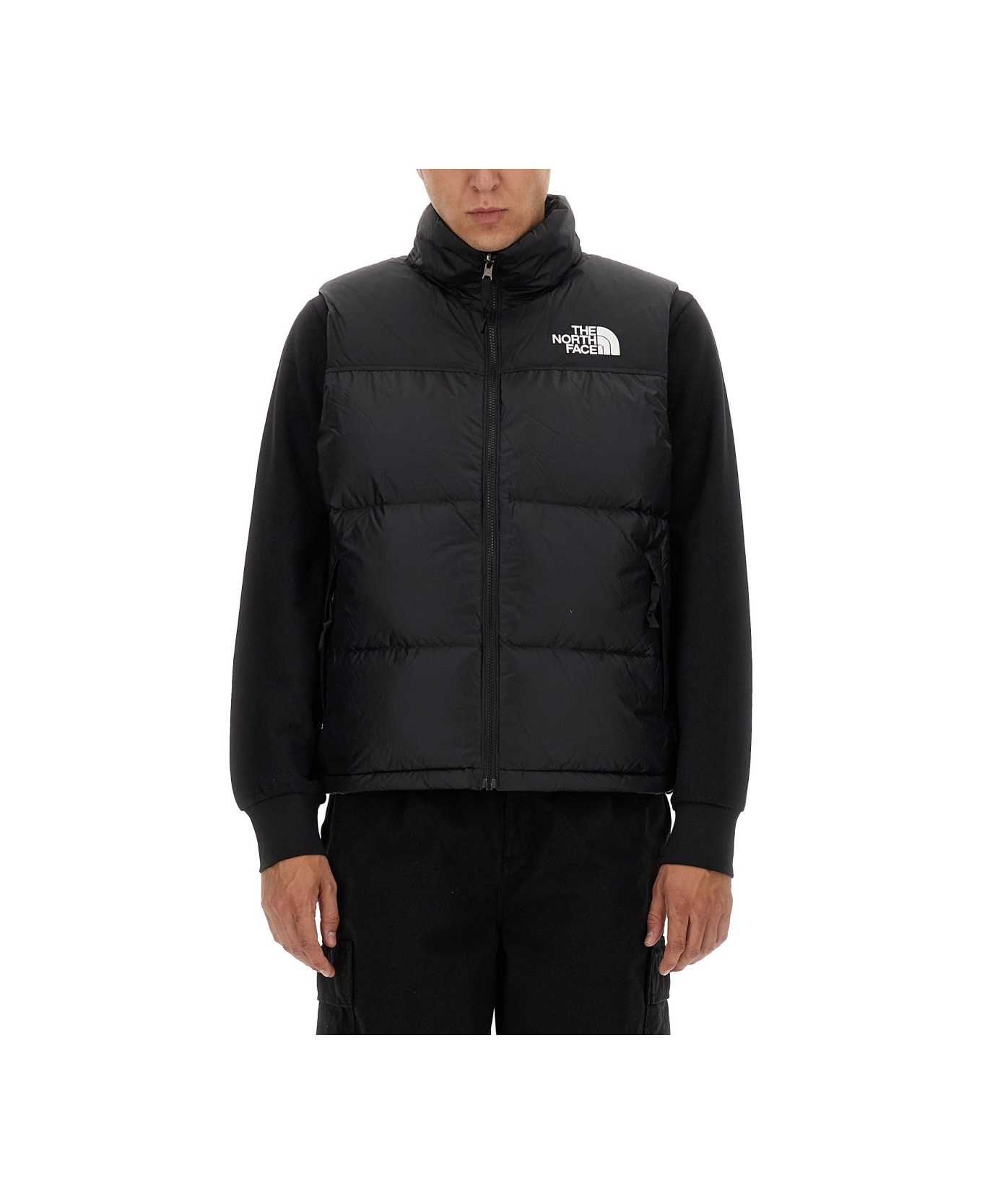 The North Face Vests With Logo - BLACK