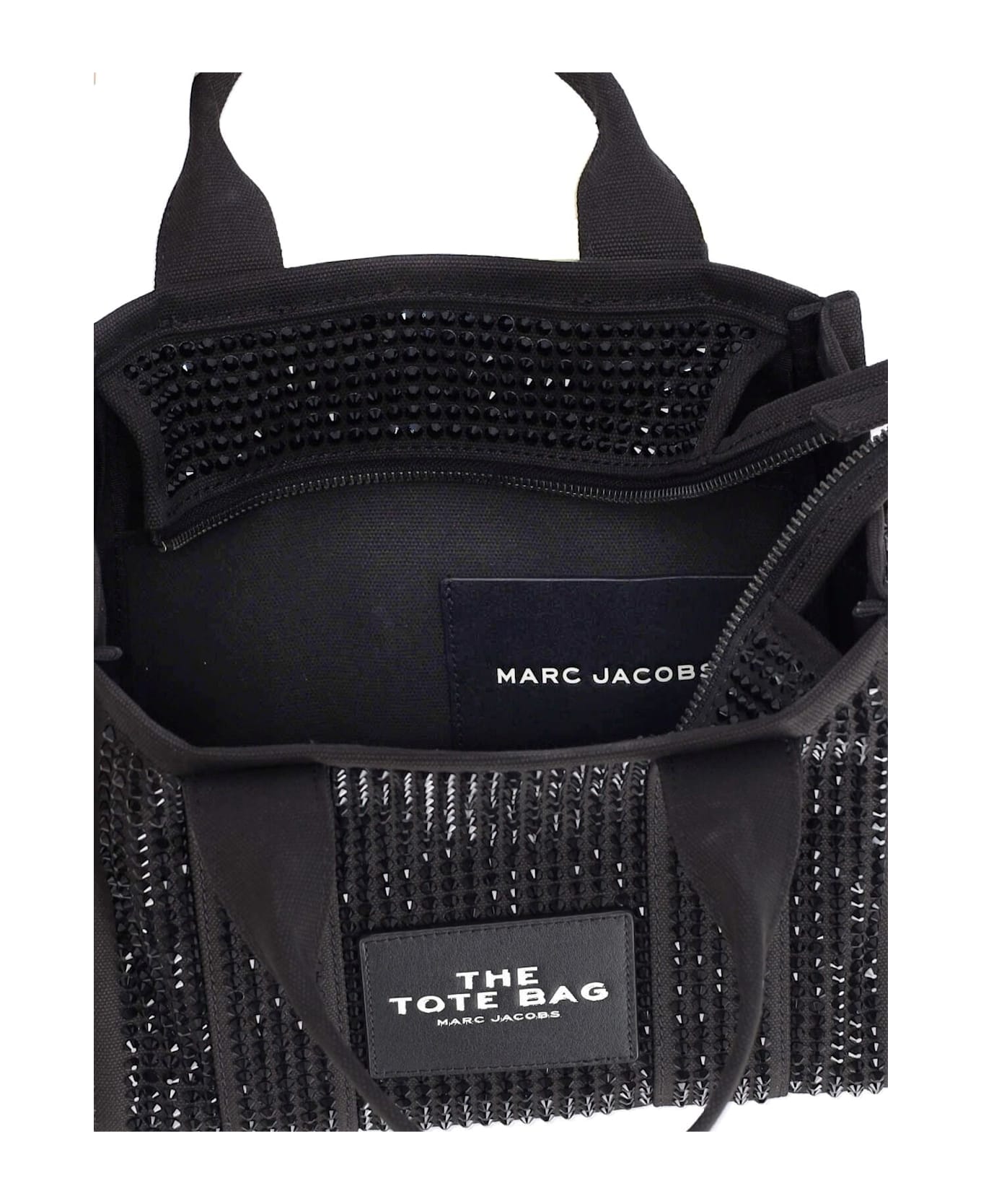 Marc Jacobs 'the Small Tote' Bag - Black Crystal