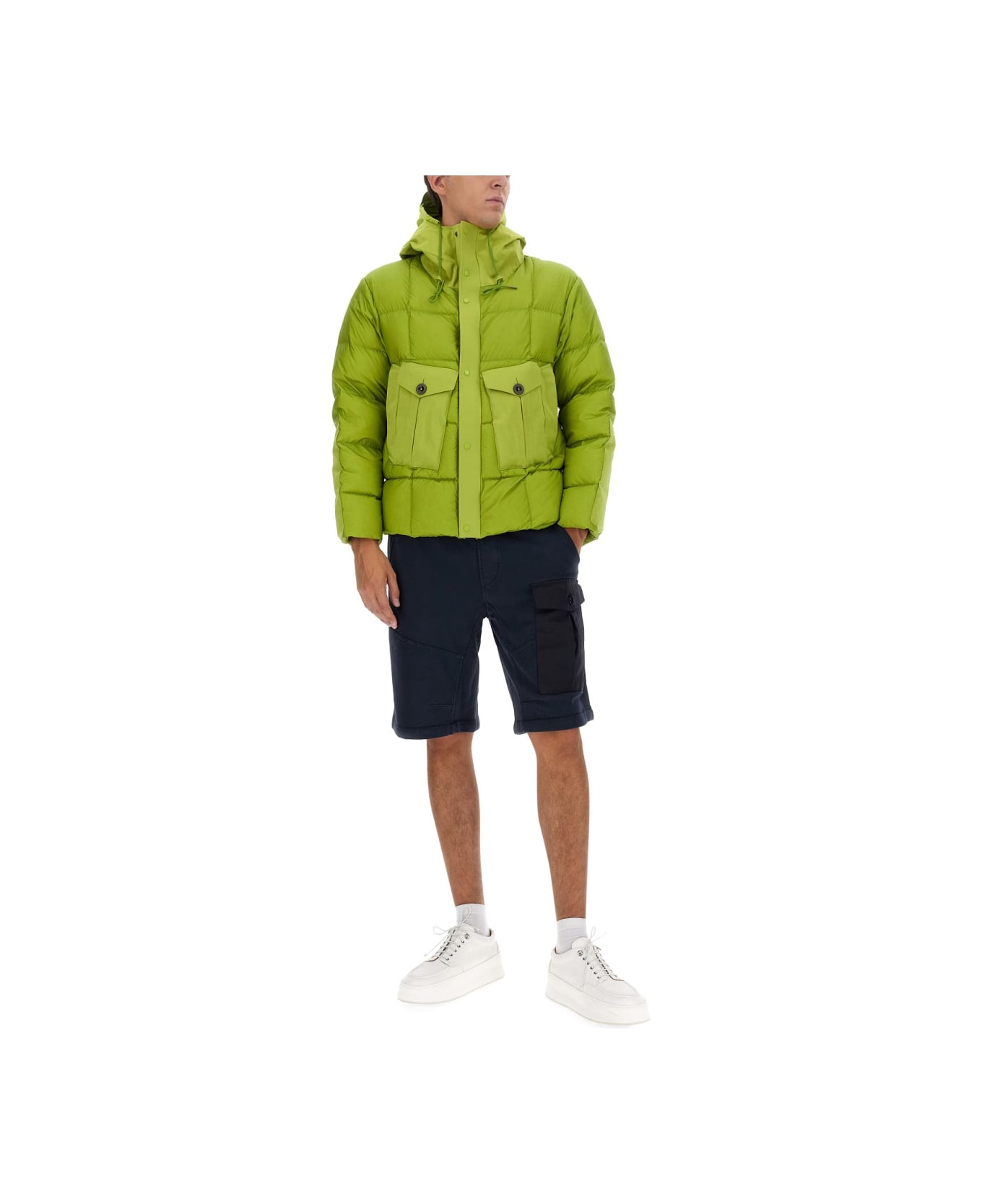 Ten C Tempest Combo Jacket - GREEN