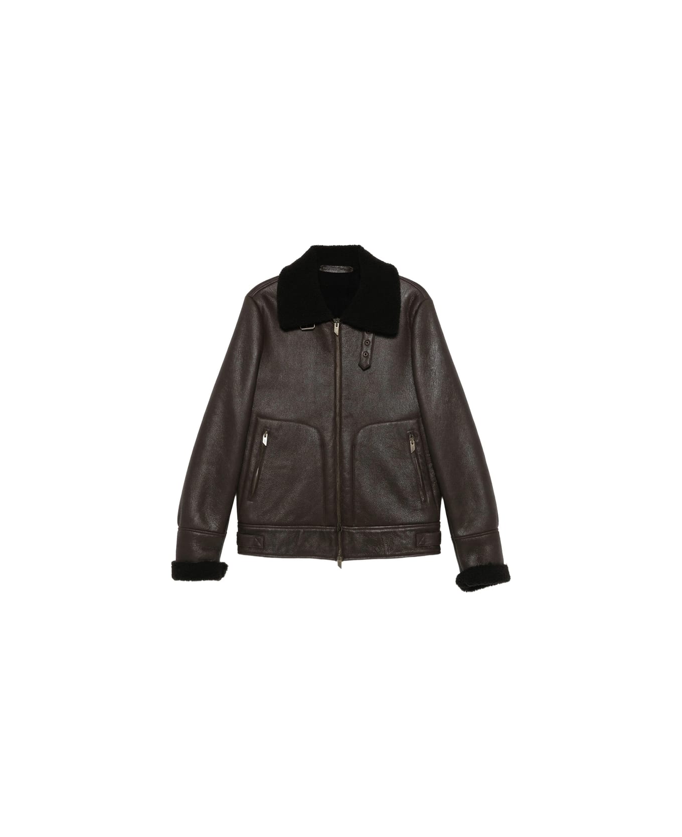 Salvatore Santoro Leather Outerwear - BROWN