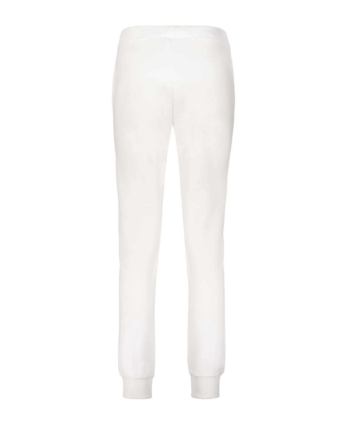 Moschino Logo Print Sweatpants - White