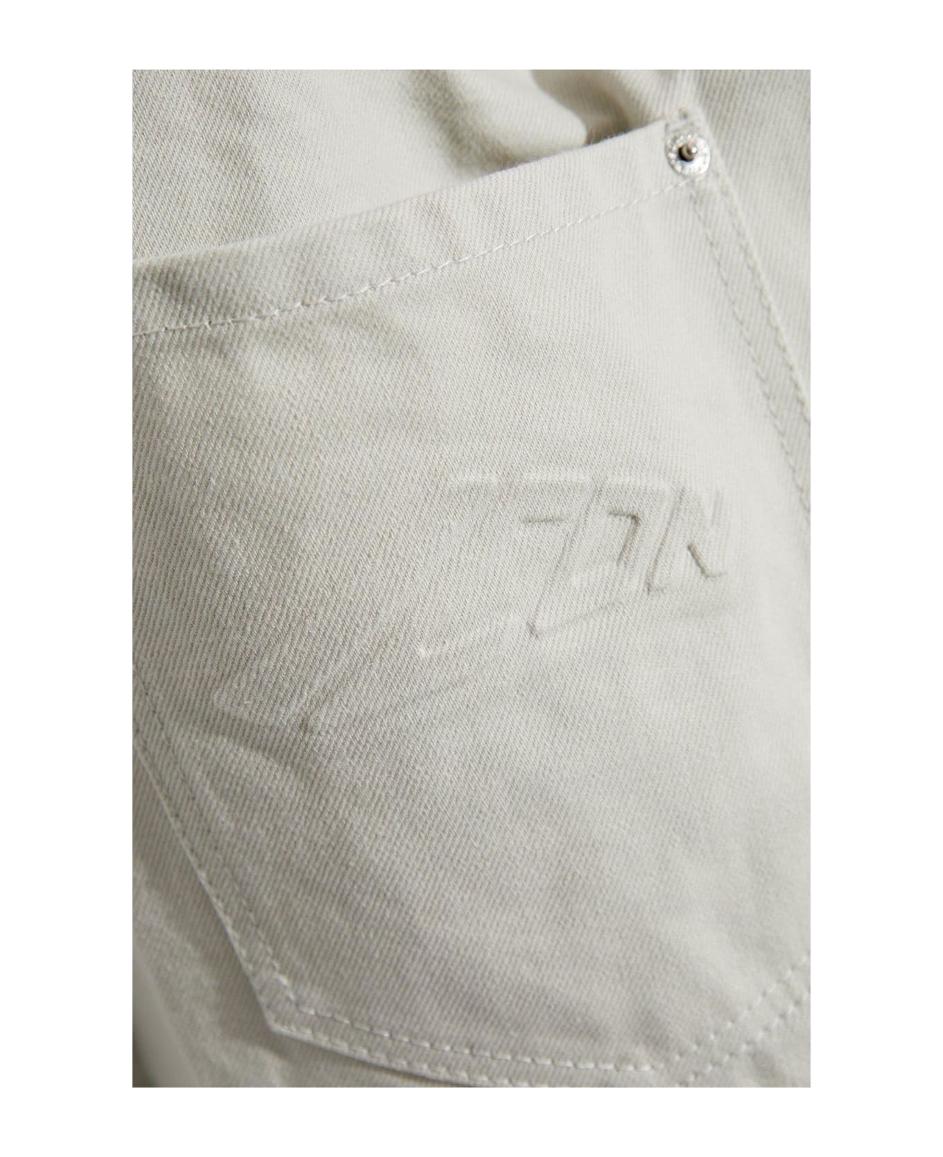 Dsquared2 Mid-rise Denim Shorts - White