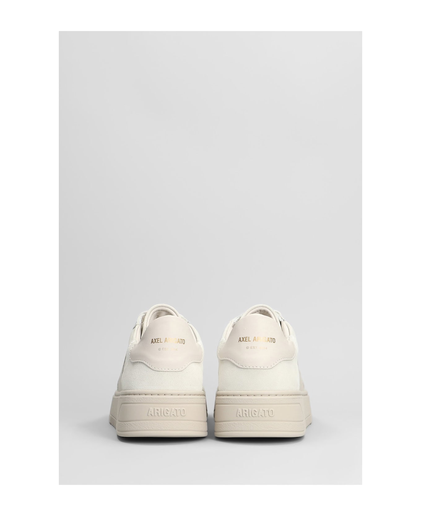 Axel Arigato Orbit Vintage Sneakers In Beige Suede And Fabric - beige