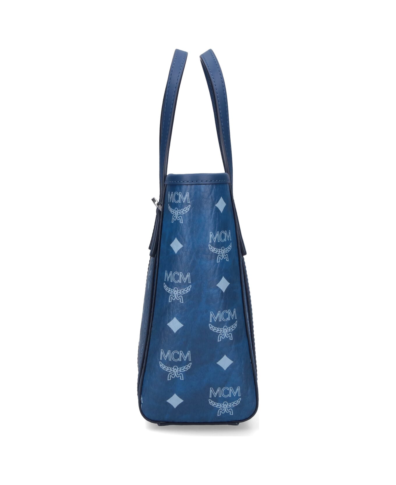 MCM 
toni Shopper
 Small Tote Bag - Blue