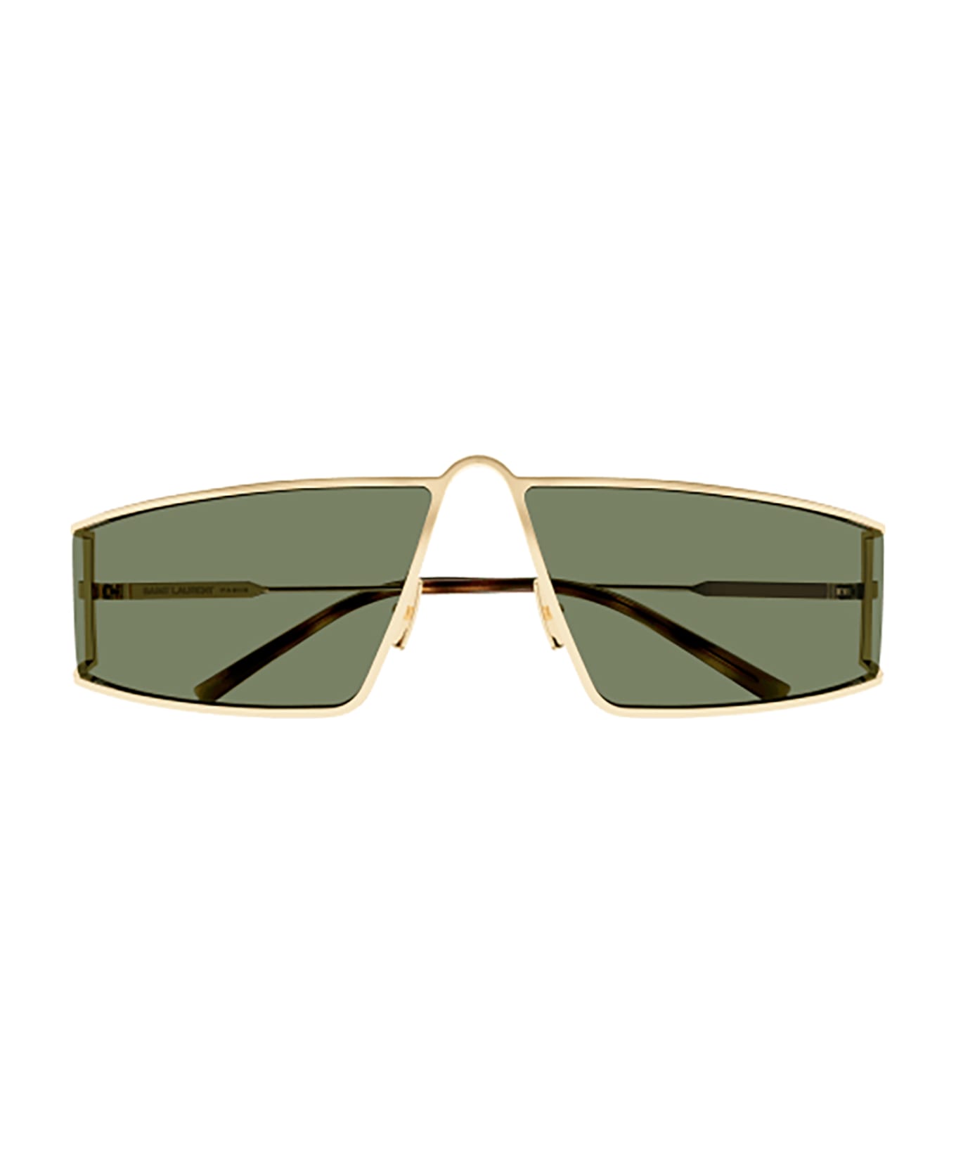 Saint Laurent Eyewear SL 606 Sunglasses - Gold Gold Green