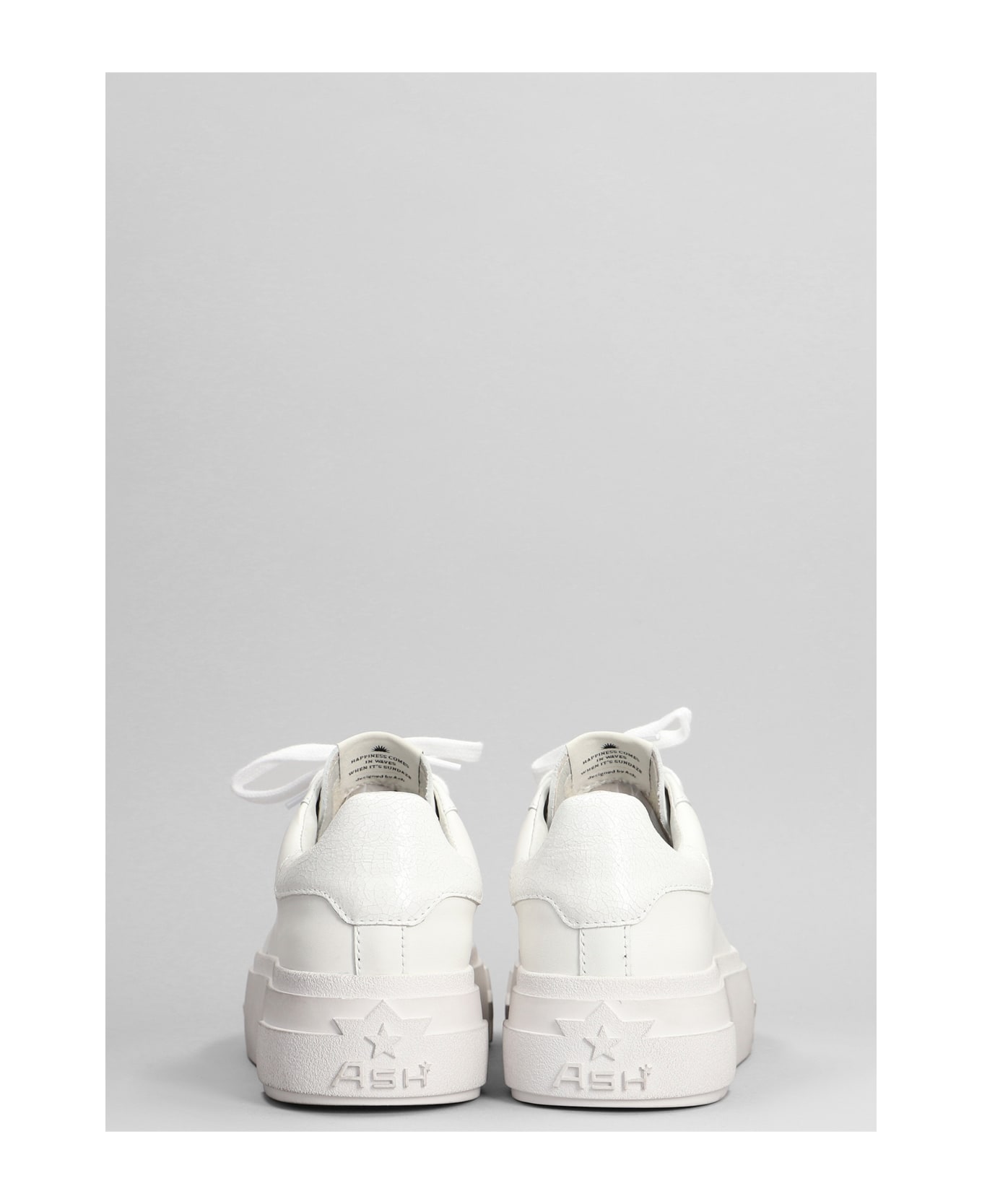 Ash Santana Sneakers In White Leather - white