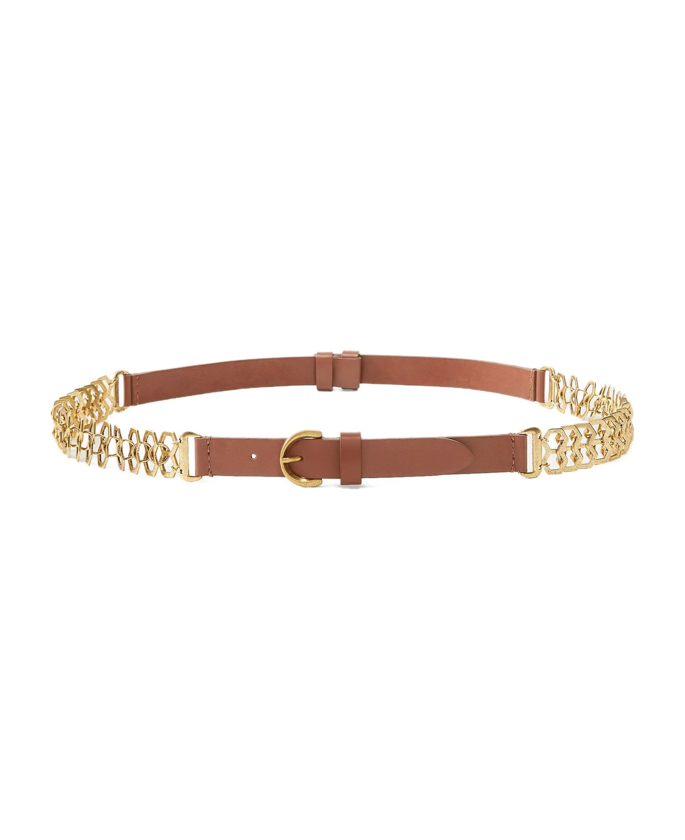 Pinko Chain Insert Belt - Brown