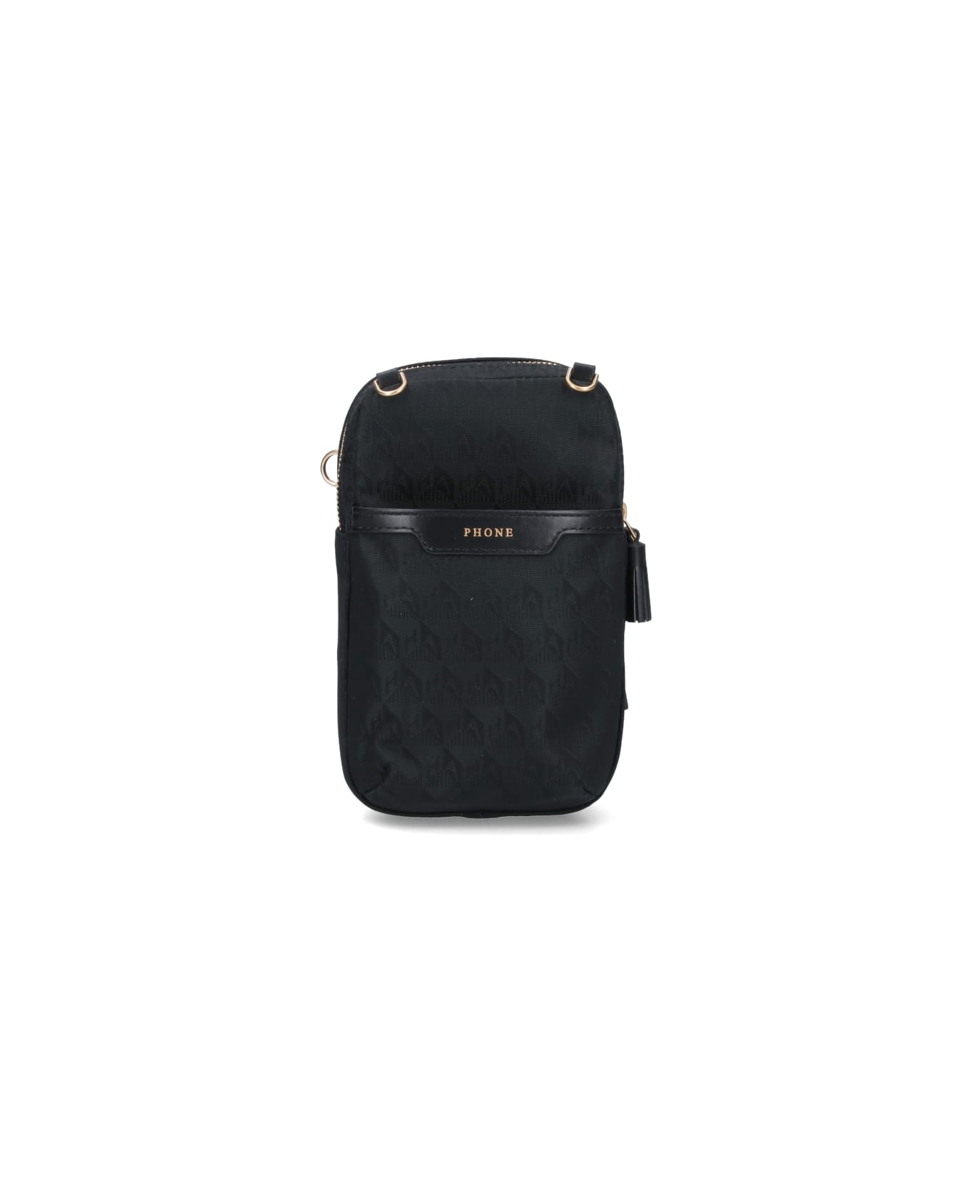 Anya Hindmarch 'logo Essentials' Shoulder Bag - Black  
