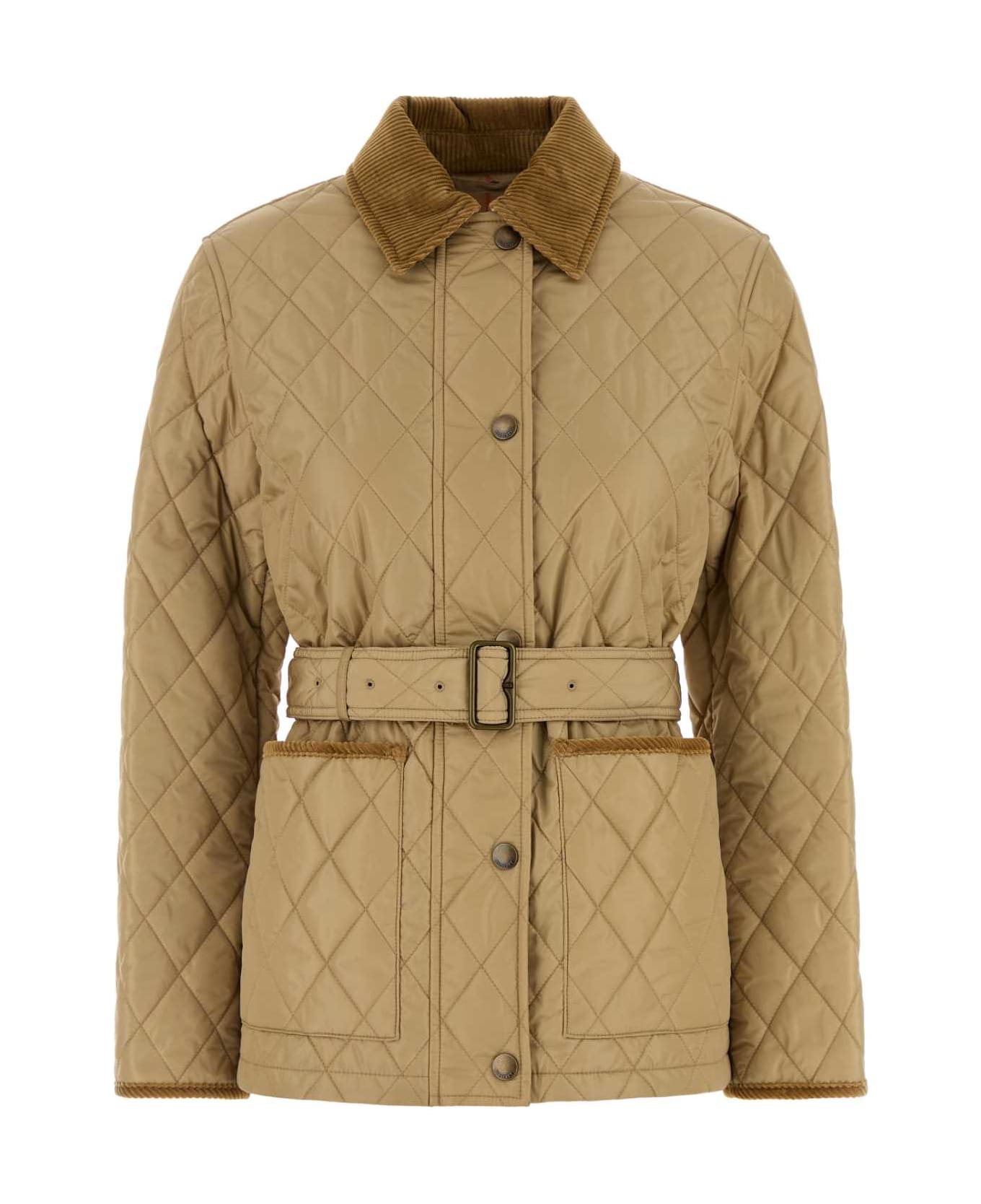 Burberry Beige Nylon Jacket - FLAX