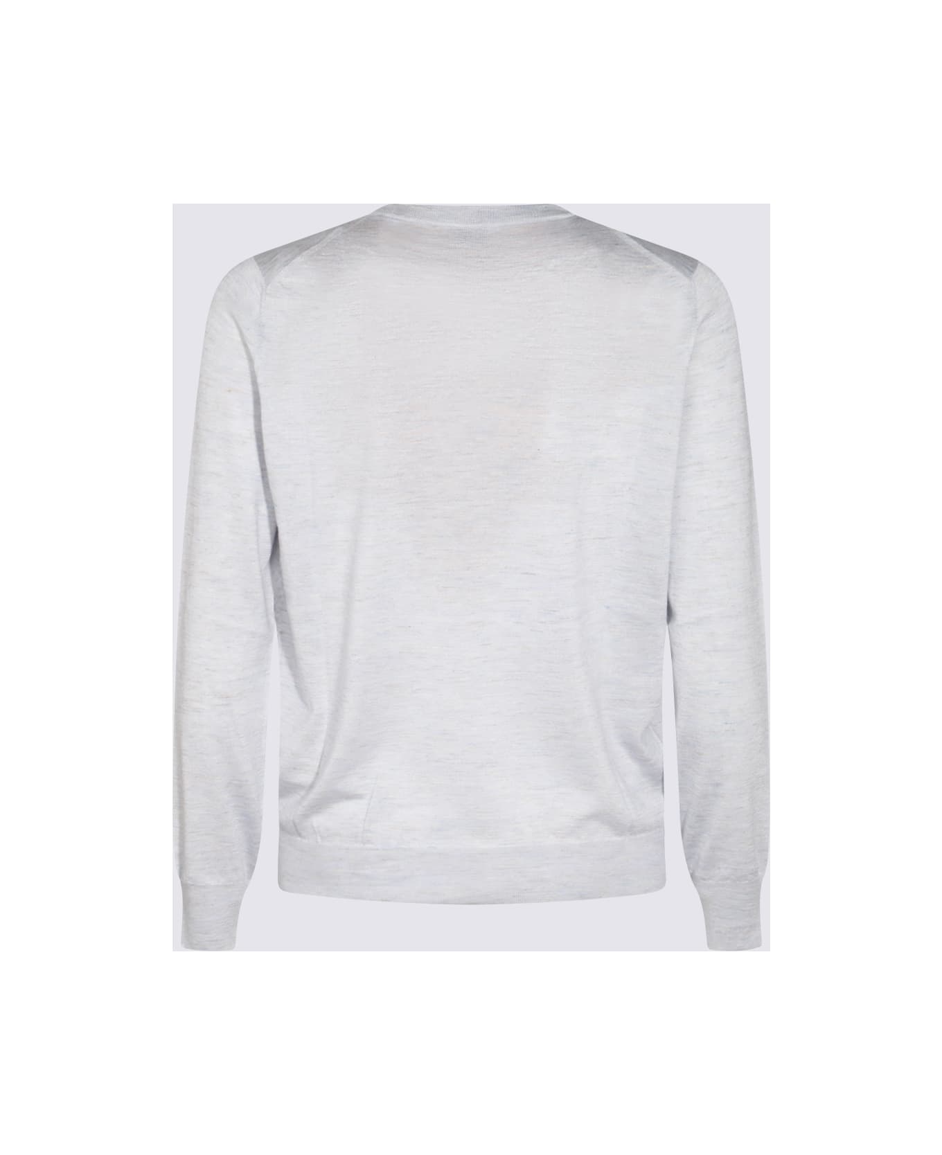 Brunello Cucinelli Grey Cashmere Knitwear - Blue