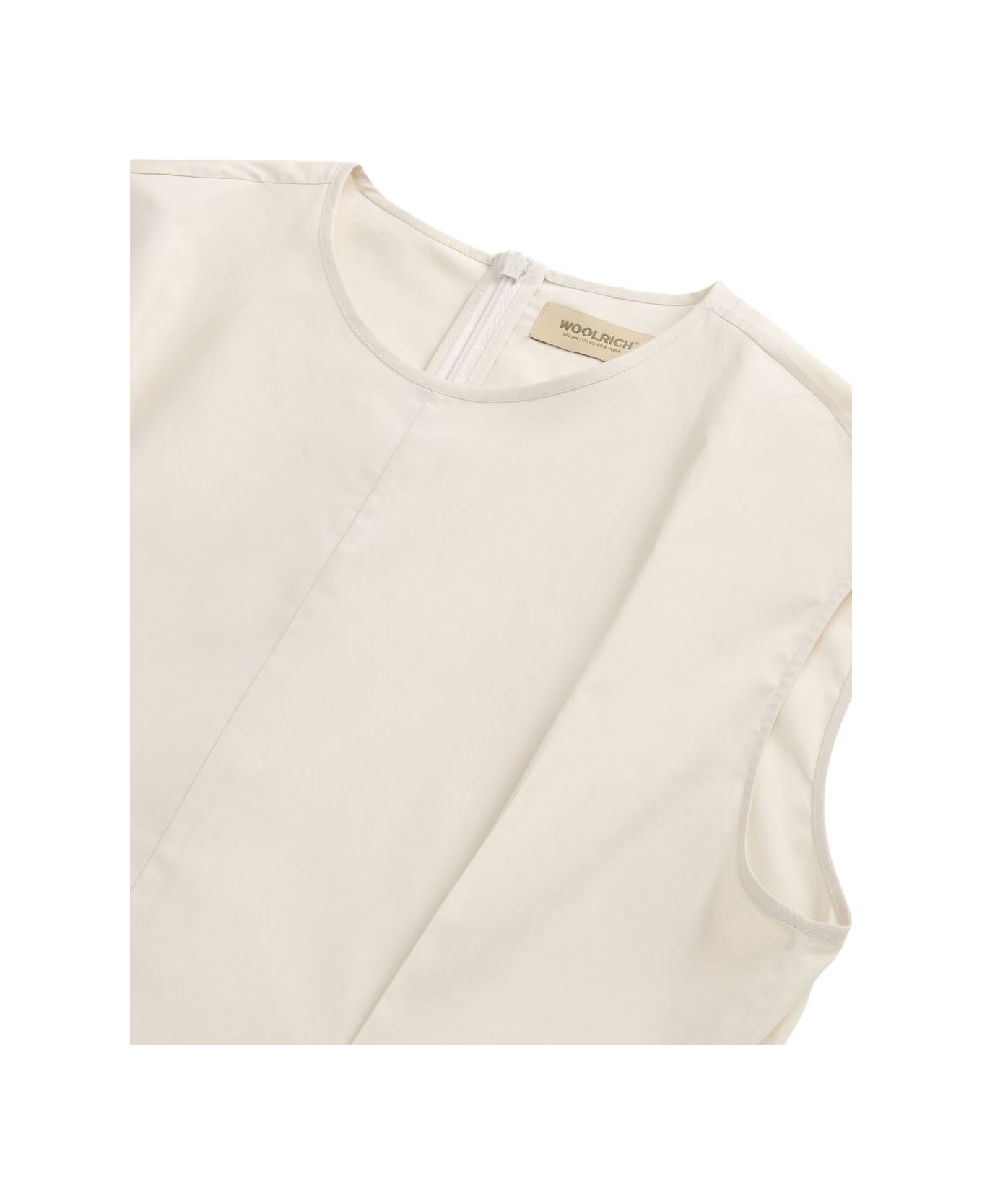 Woolrich Cotton Belted Dress - Beige