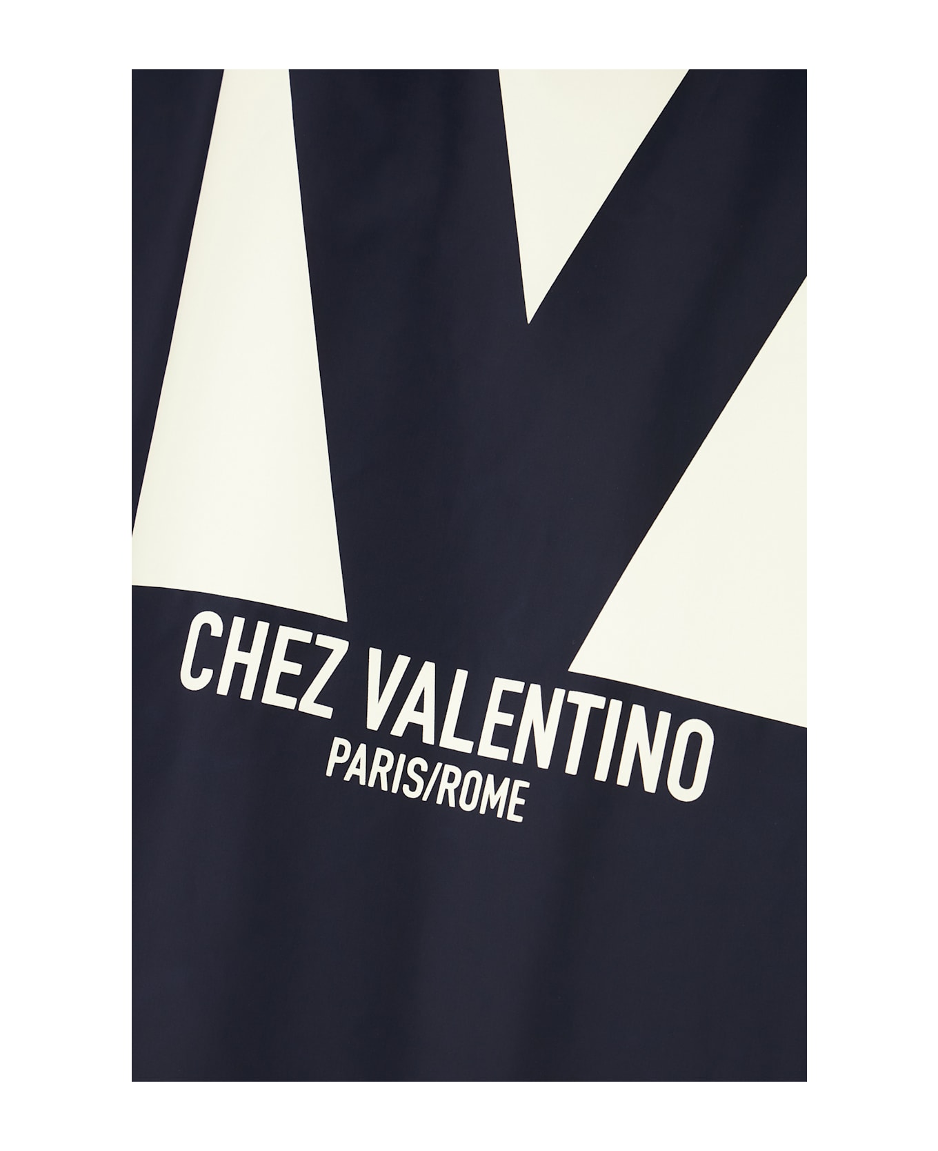 Valentino Garavani Midnight Blue Nylon Jacket - Blue