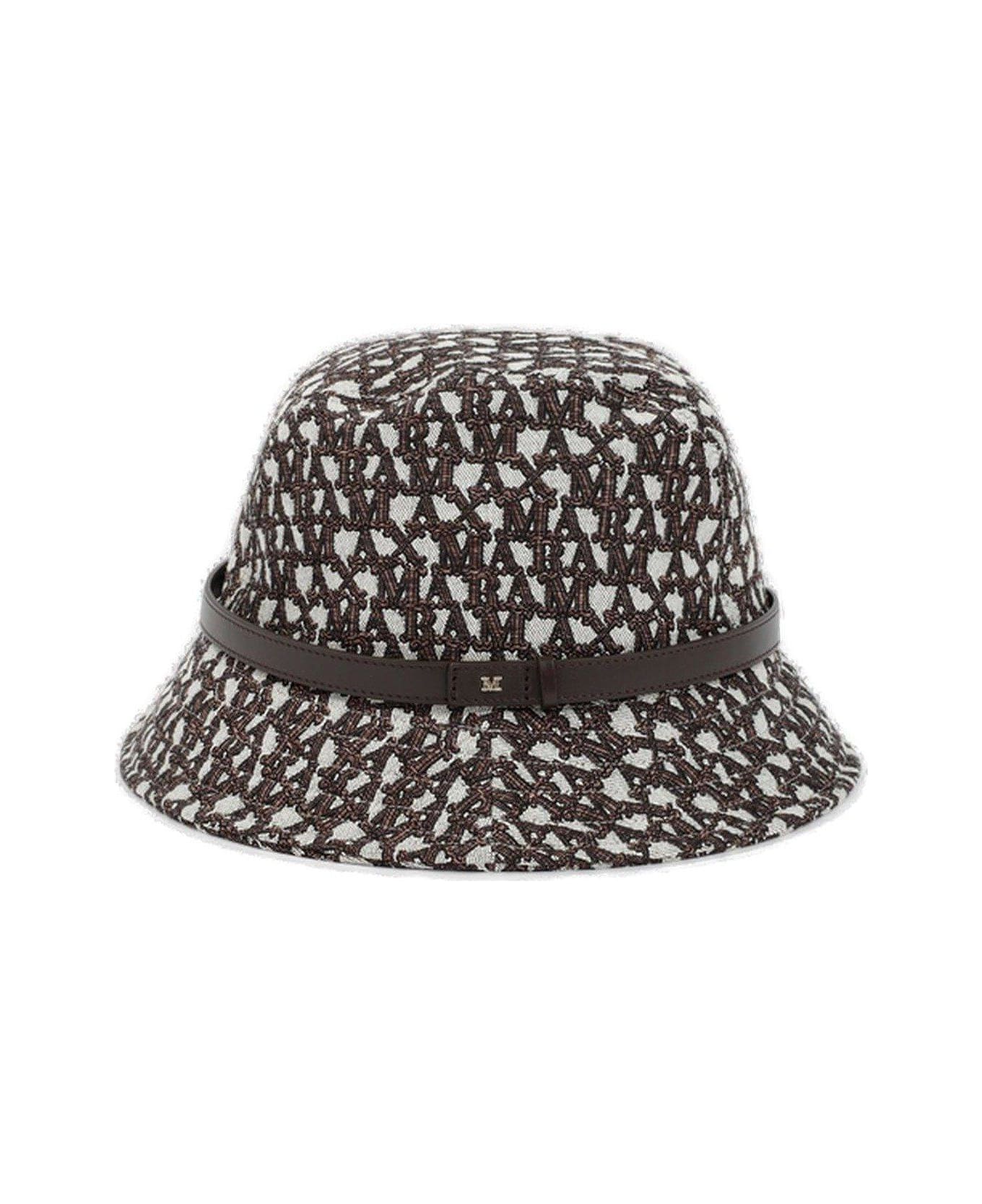 Max Mara All-over Logo Patterned Bucket Hat 帽子