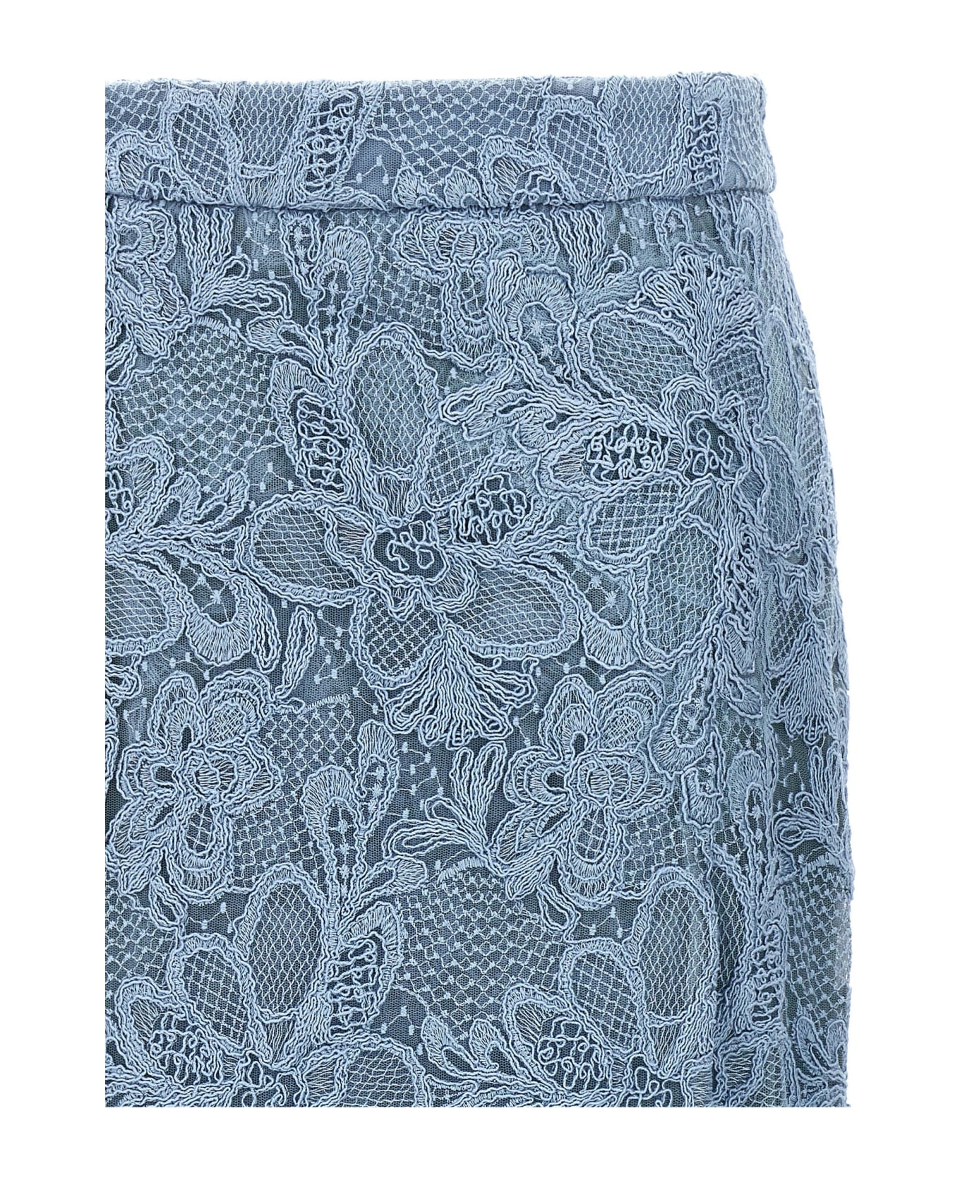 Ermanno Scervino Lace Skirt - Light Blue スカート
