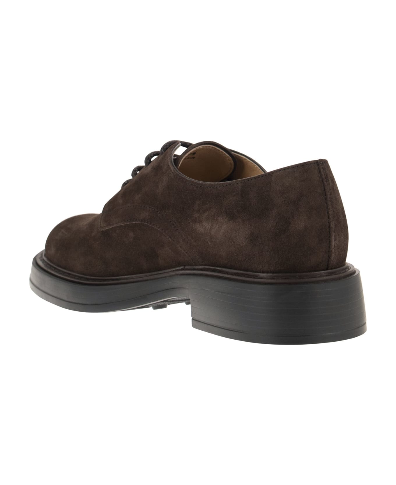 Tod's Suede Lace Up Shoes - Brown