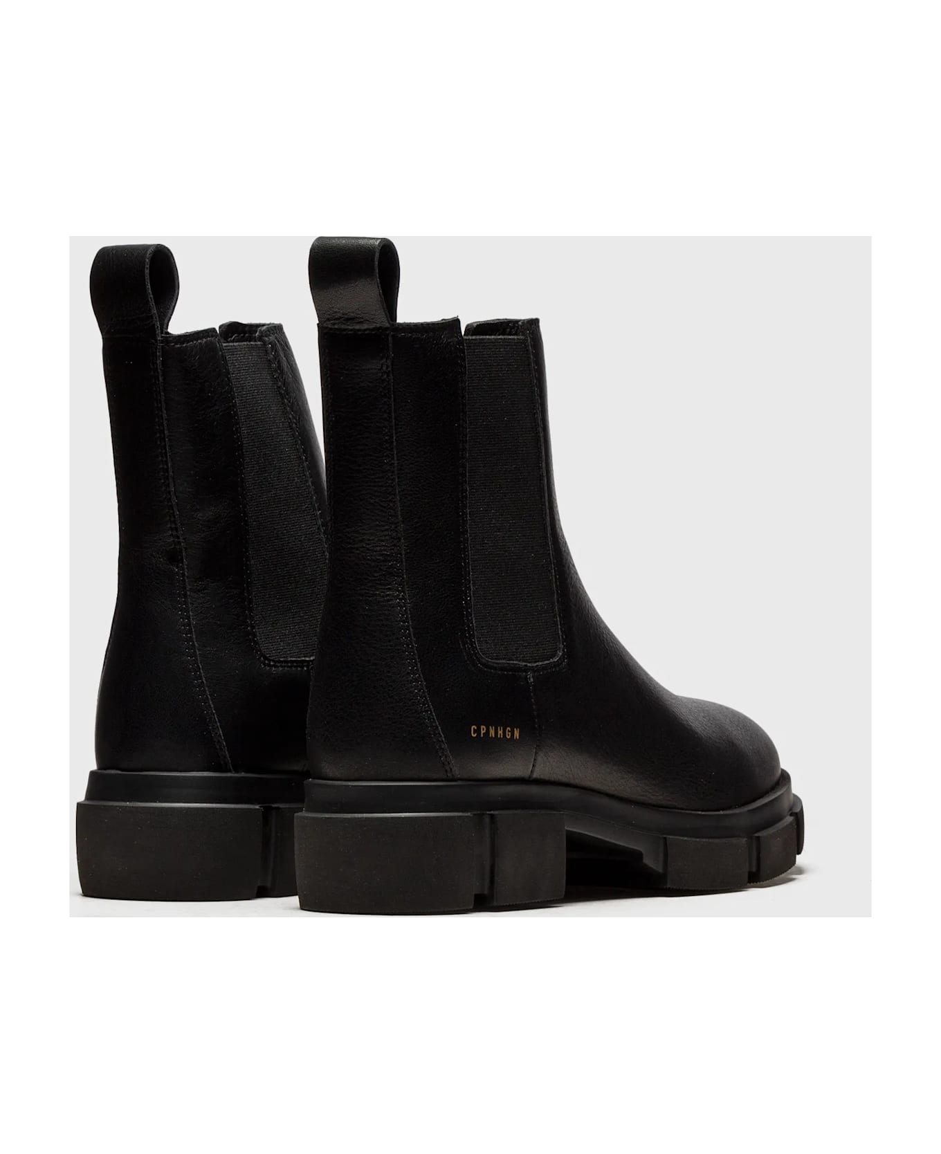 Copenhagen Leather Chelsea Boot - Blk Black