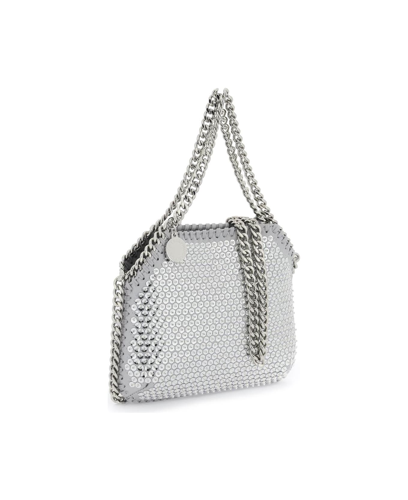 Stella McCartney Falabella Bag With Sequins - SILVER