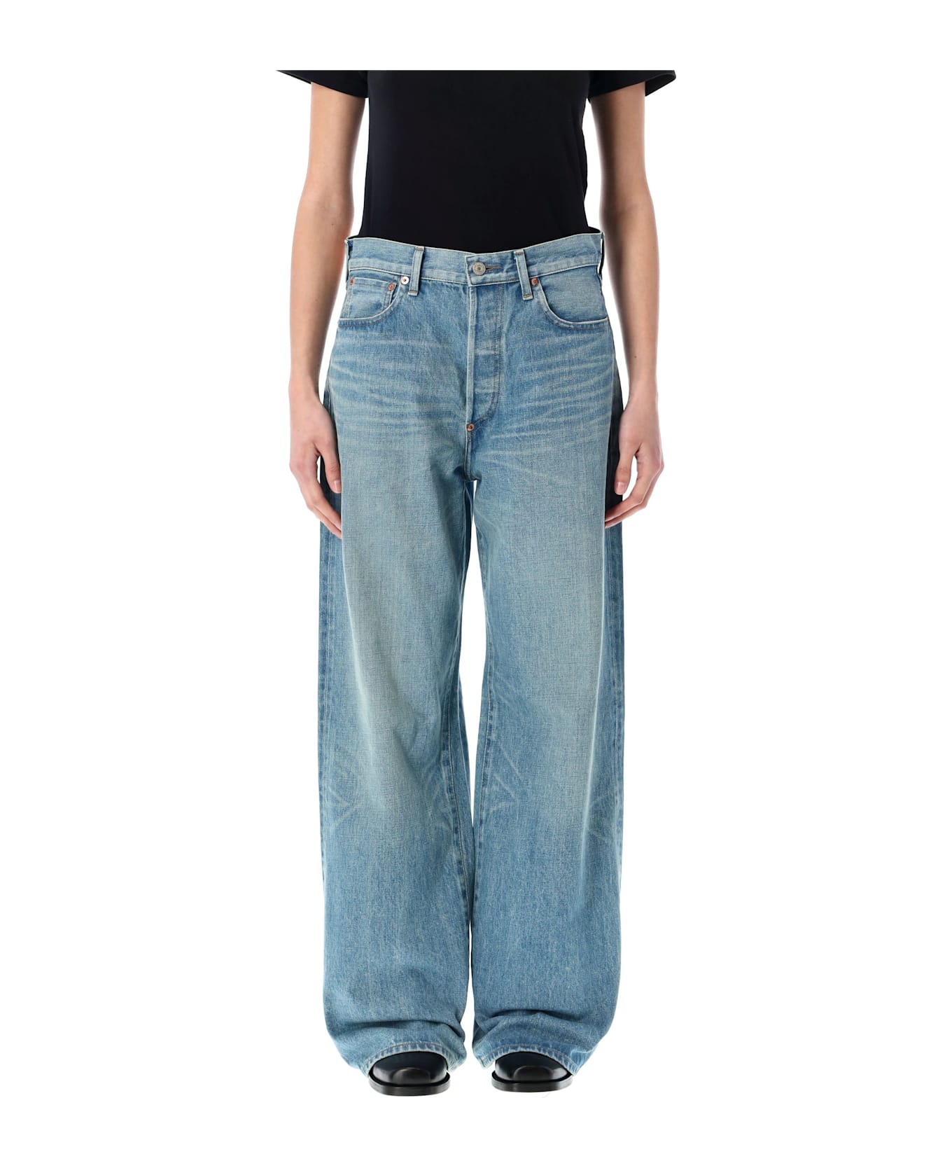 Junya Watanabe Levi
s Wide Leg Jeans - INDIGO