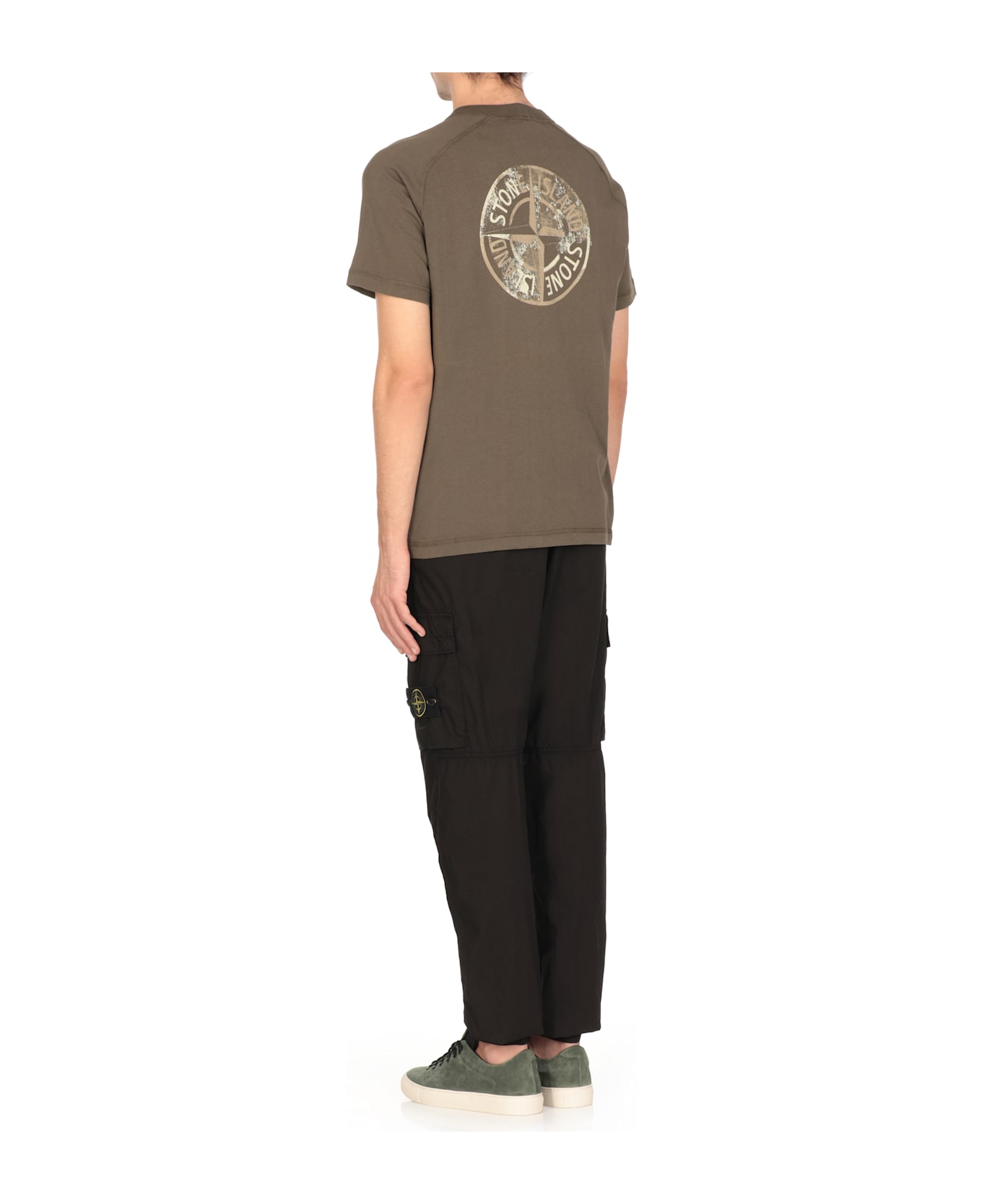 Stone Island T-shirt With Logo - Militare