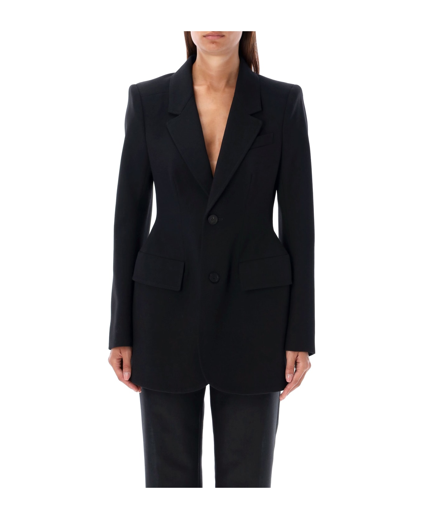 Balenciaga Black Wool Blazer - BLACK