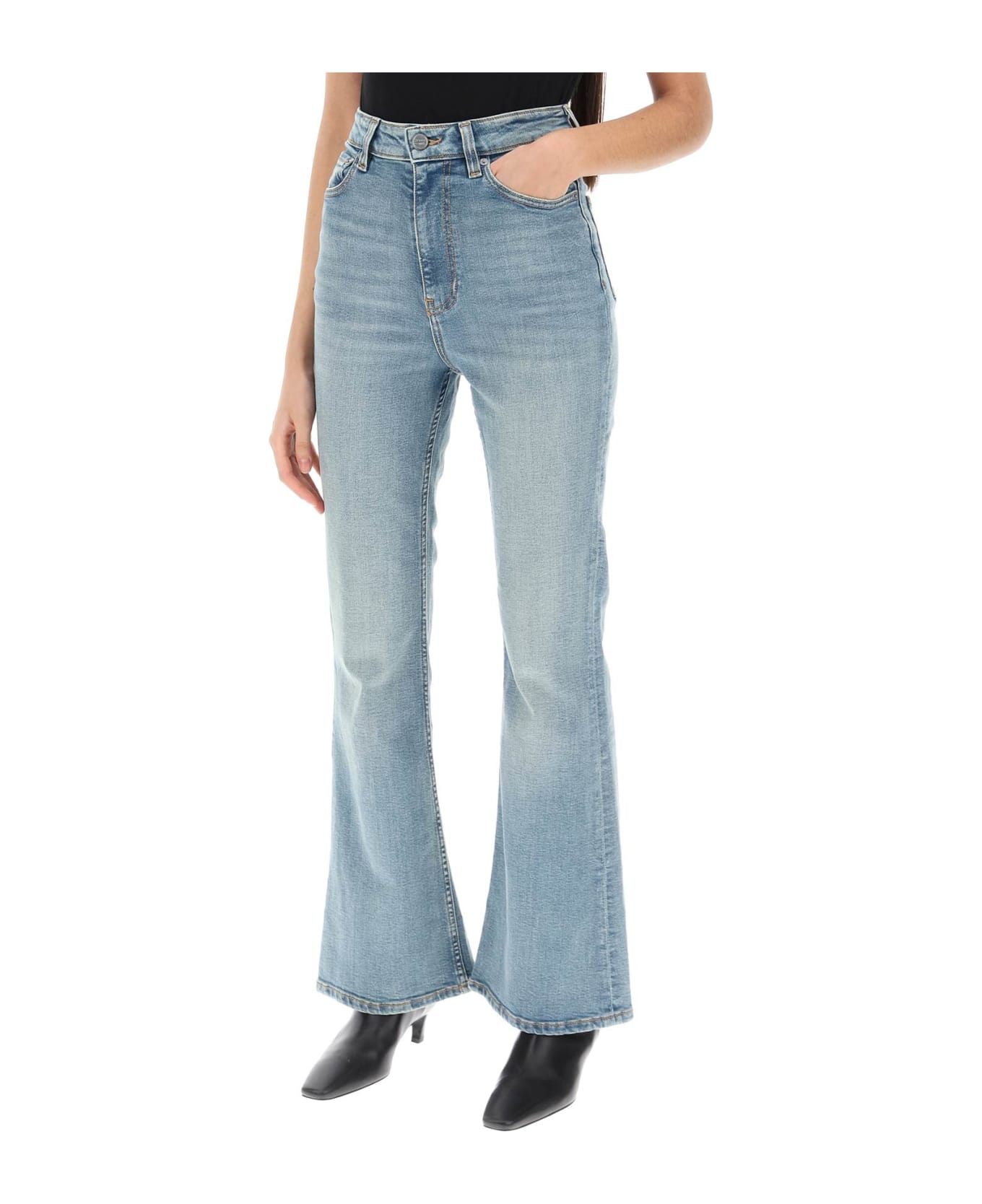 Ganni Bootcut Jeans - TINT WASH (Light blue) デニム