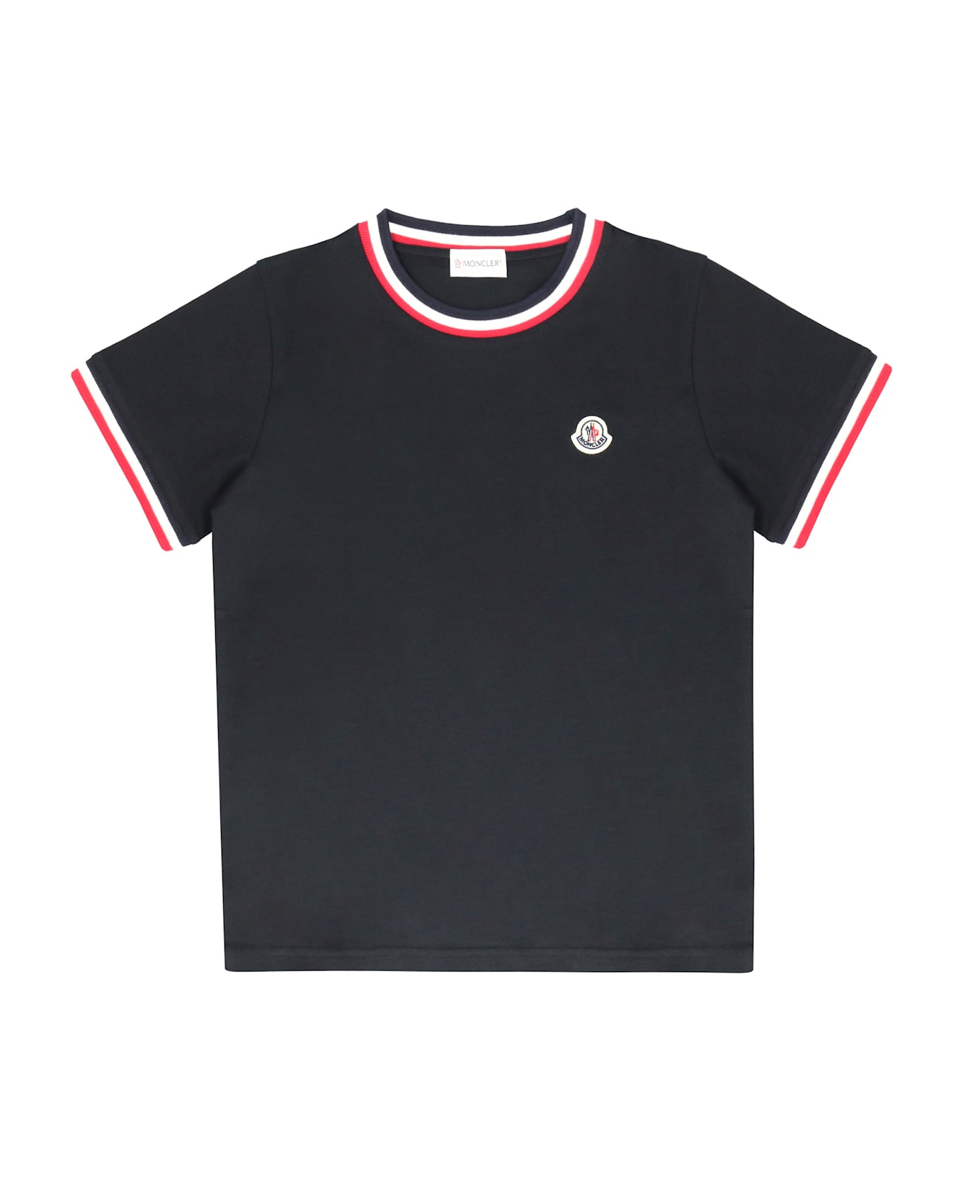 Moncler Cotton Crew-neck T-shirt - black