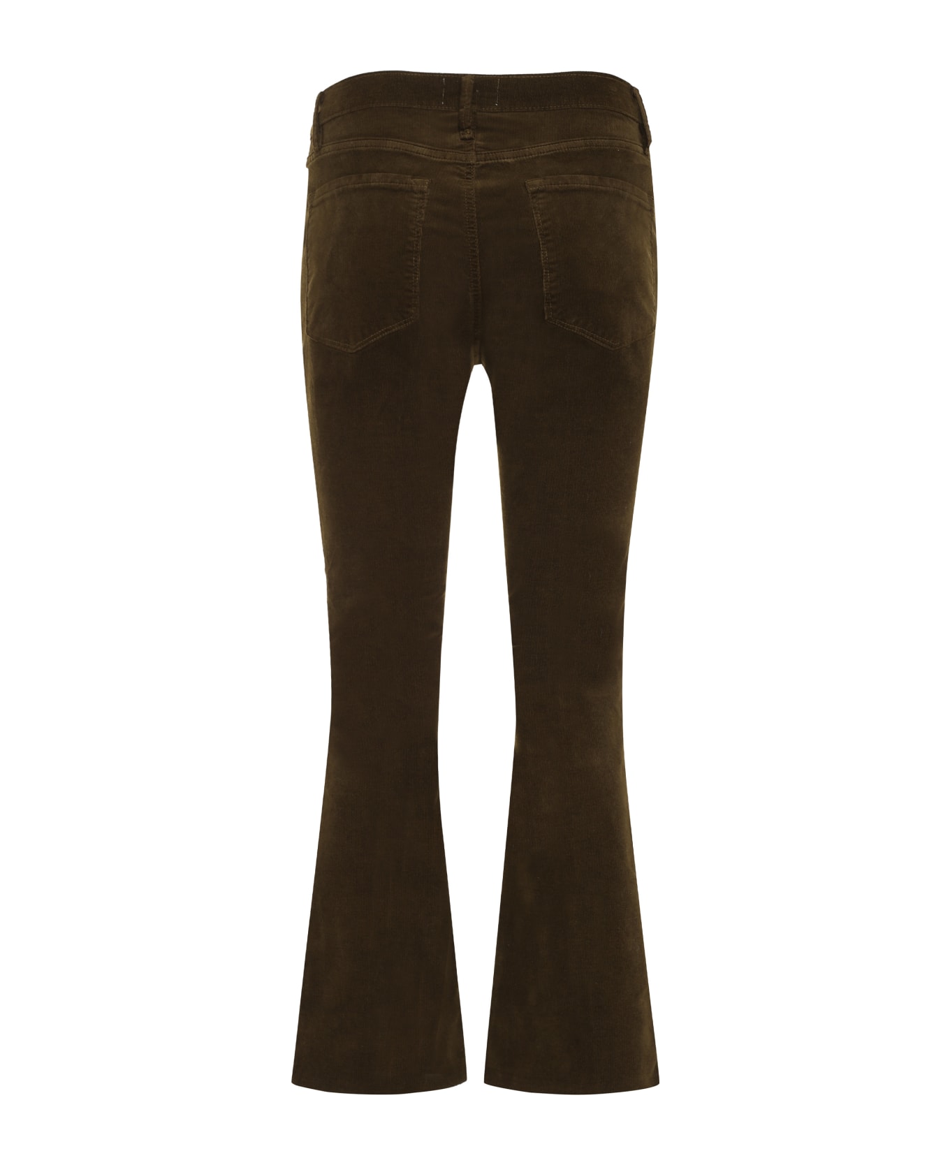 Frame Le Mini Boot Corduroy Trousers - brown