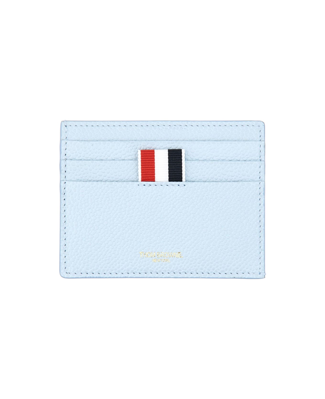 Thom Browne Leather Card Holder - BABY BLUE